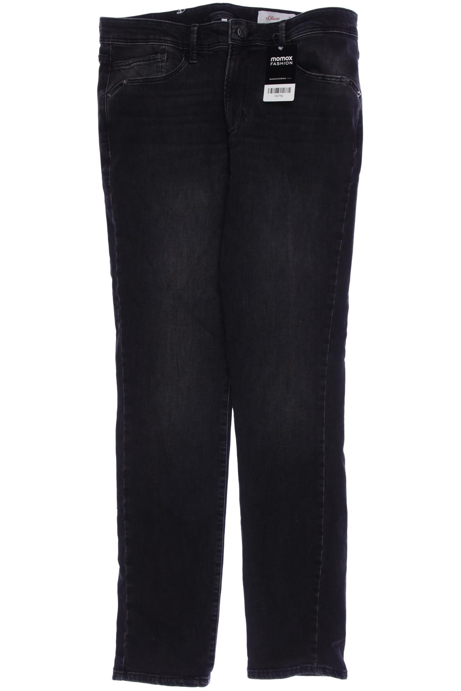 

s.Oliver Damen Jeans, schwarz, Gr. 42