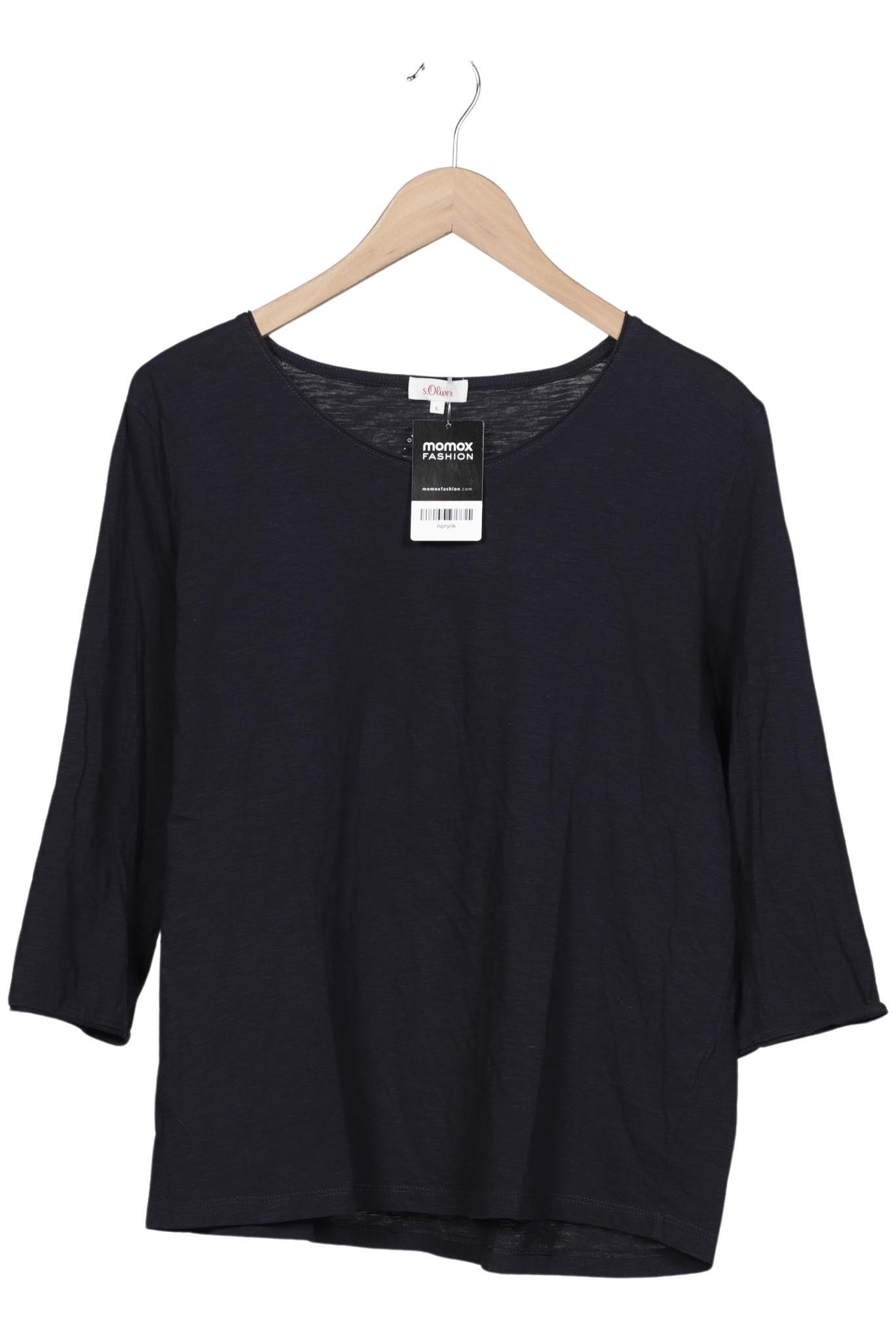 

s.Oliver Damen Langarmshirt, marineblau, Gr. 42