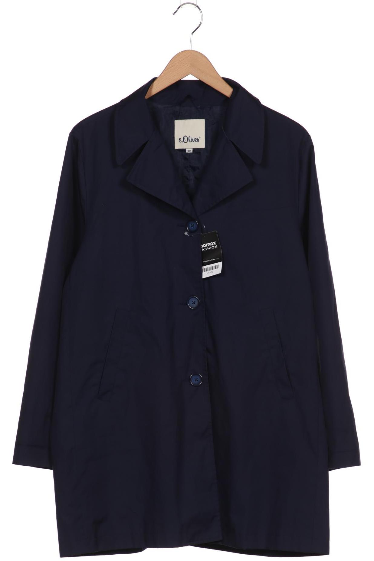 

s.Oliver Damen Mantel, marineblau, Gr. 40
