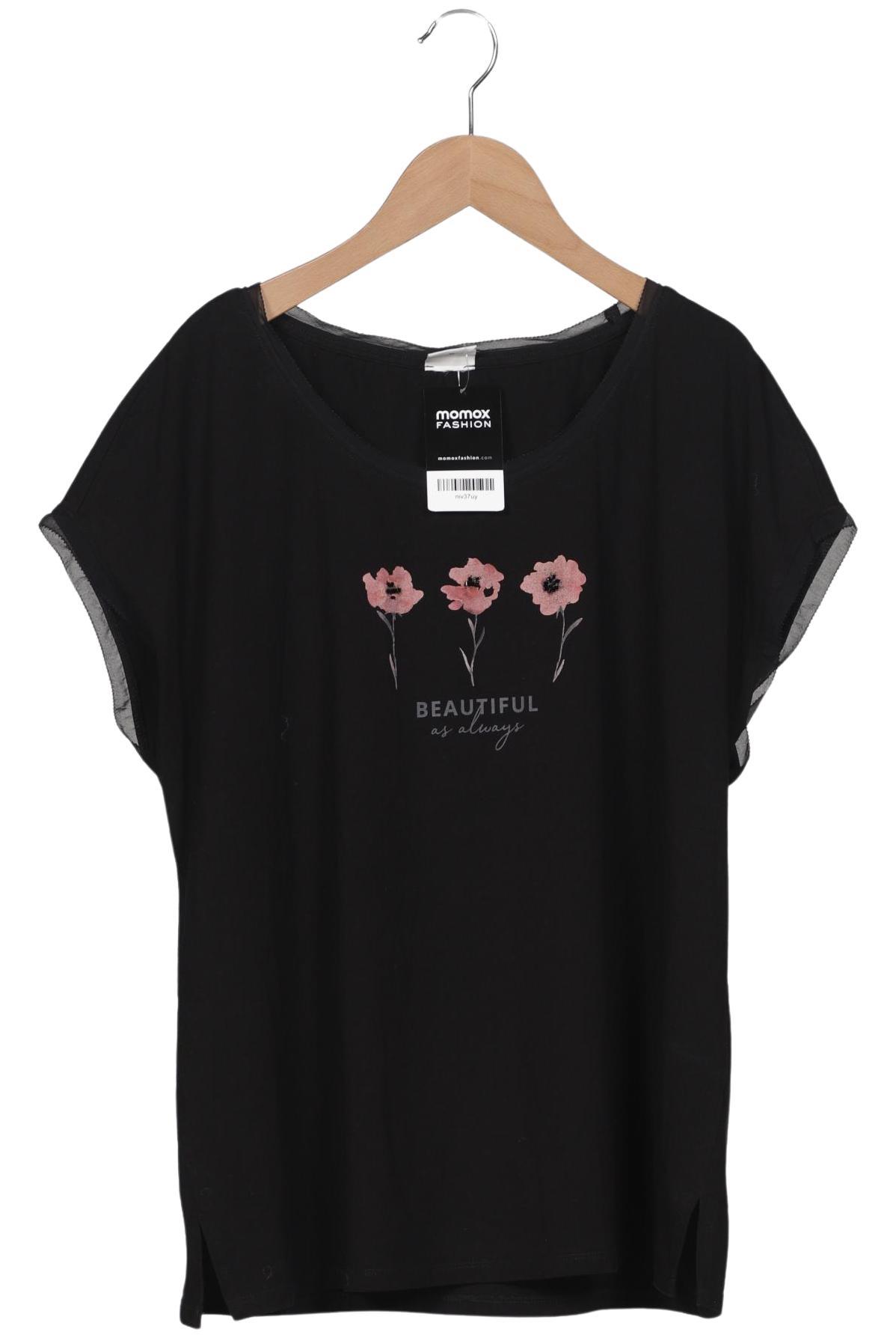 

s.Oliver Damen T-Shirt, schwarz, Gr. 46