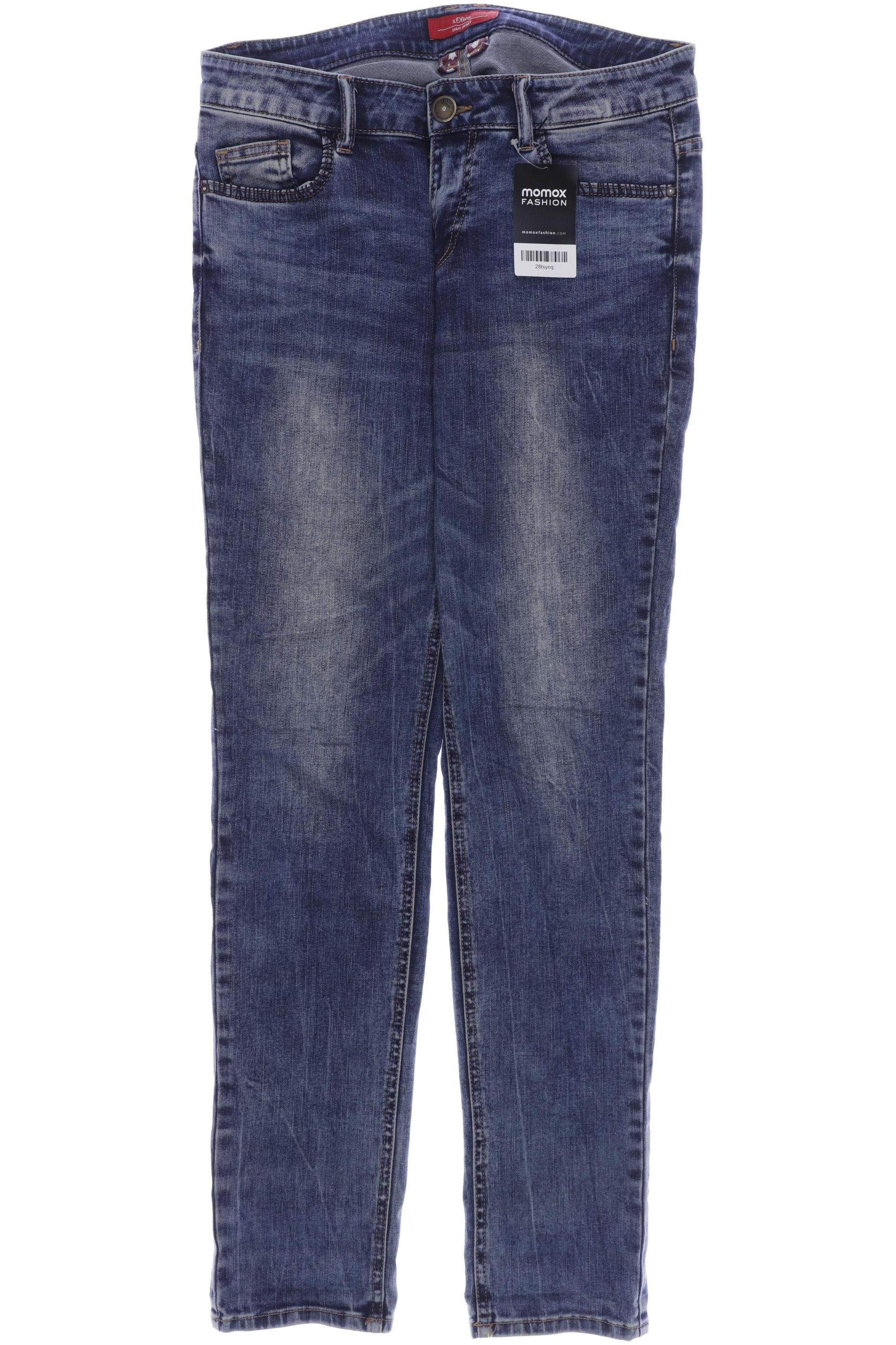 

s.Oliver Damen Jeans, marineblau