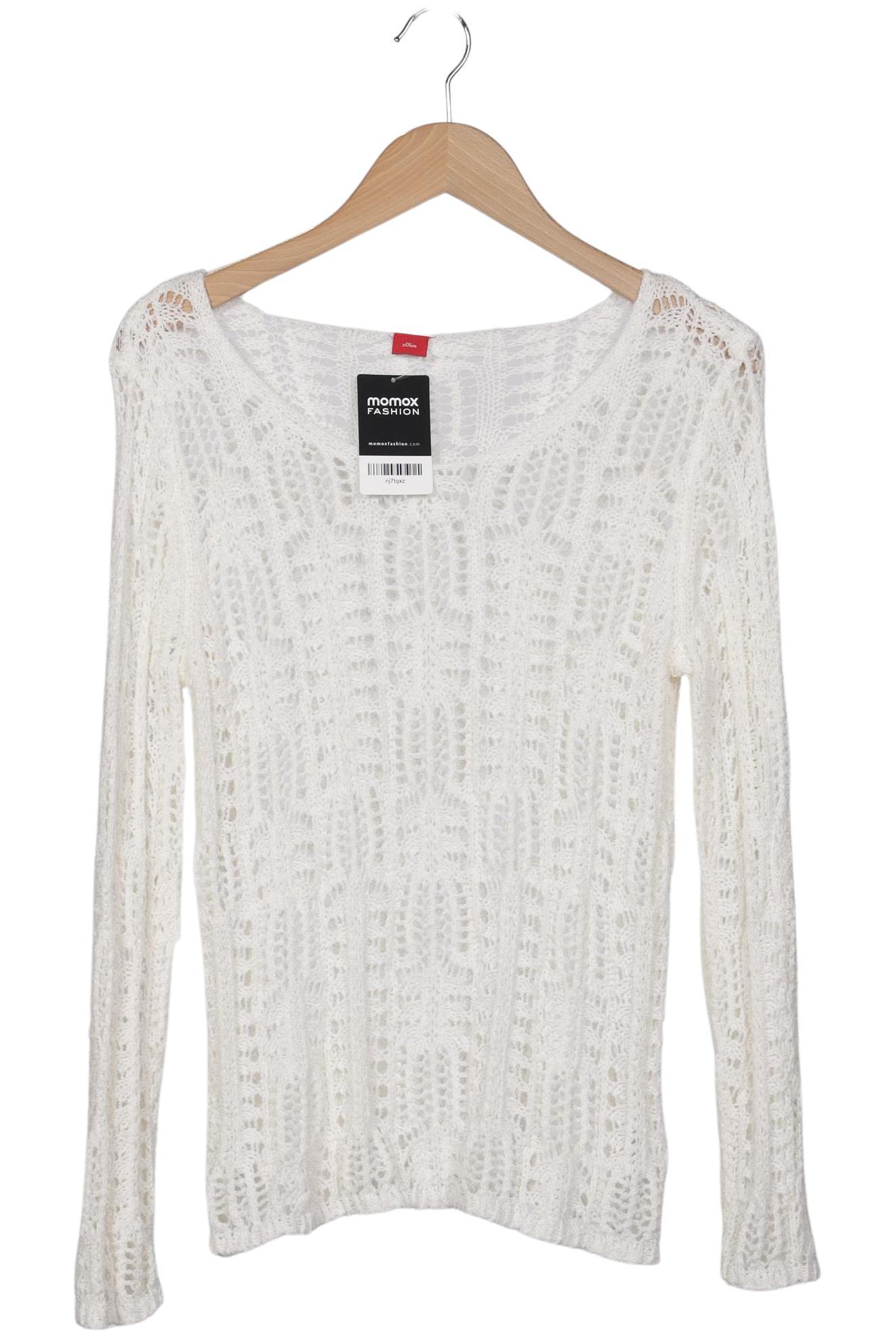 

s.Oliver Damen Pullover, cremeweiß, Gr. 40