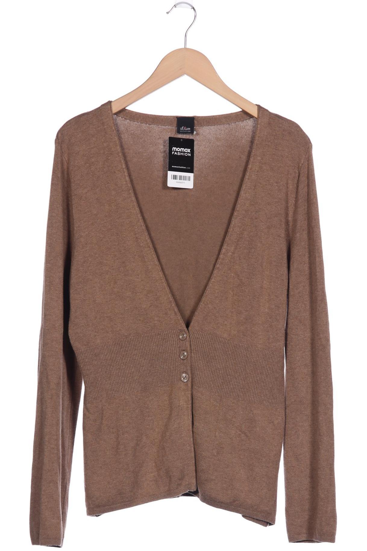 

s.Oliver Damen Strickjacke, braun, Gr. 42