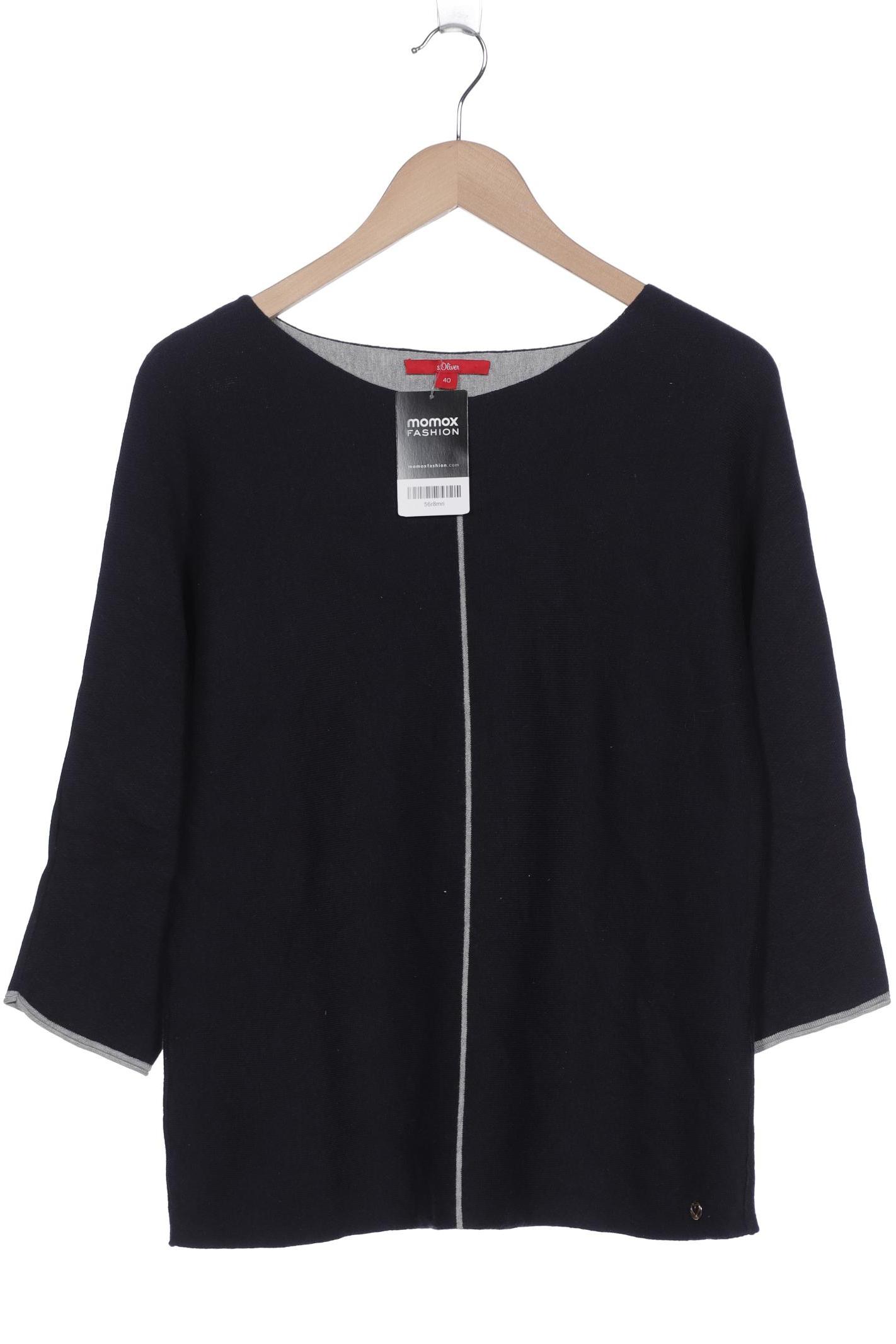 

s.Oliver Damen Pullover, marineblau, Gr. 40