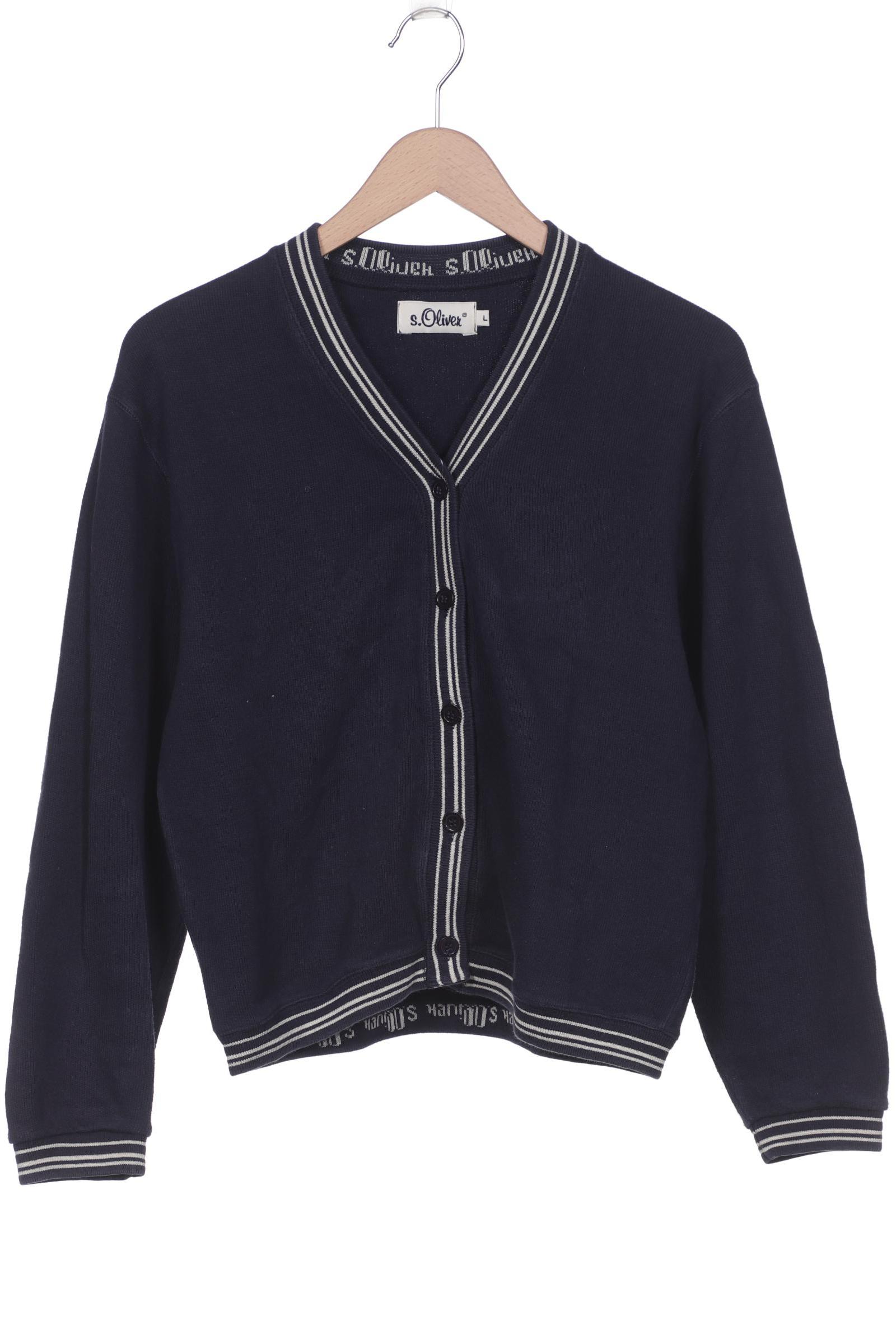

s.Oliver Damen Strickjacke, marineblau