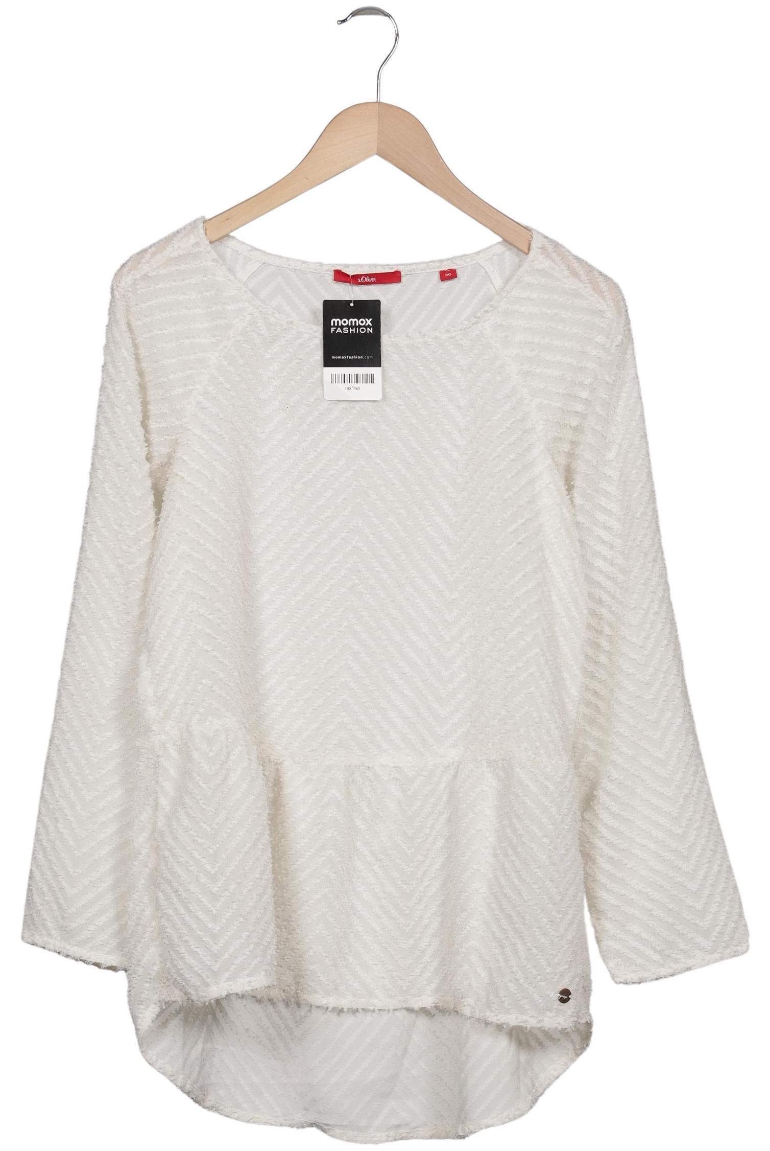 

s.Oliver Damen Bluse, weiß, Gr. 36