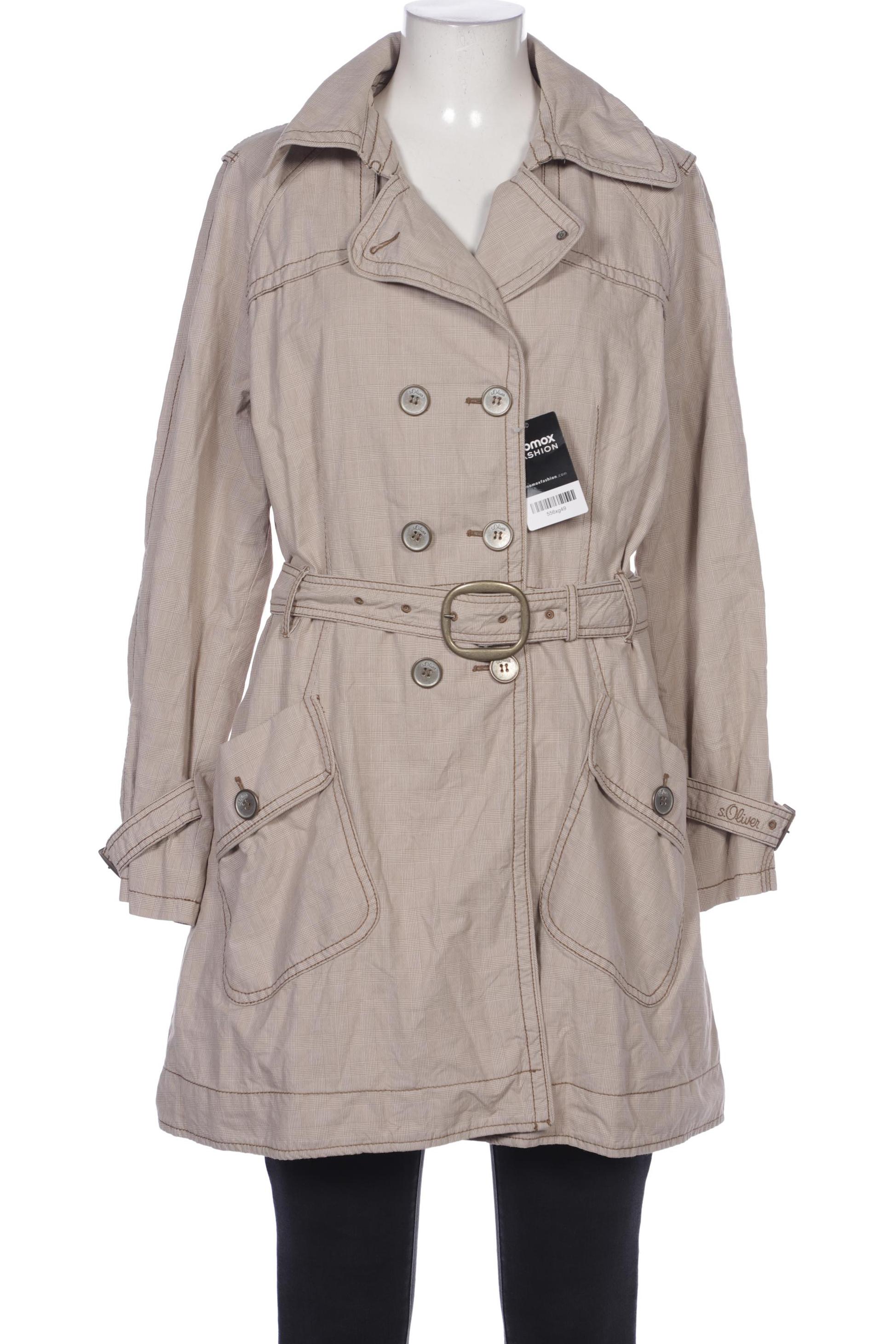 

s.Oliver Damen Mantel, beige, Gr. 40