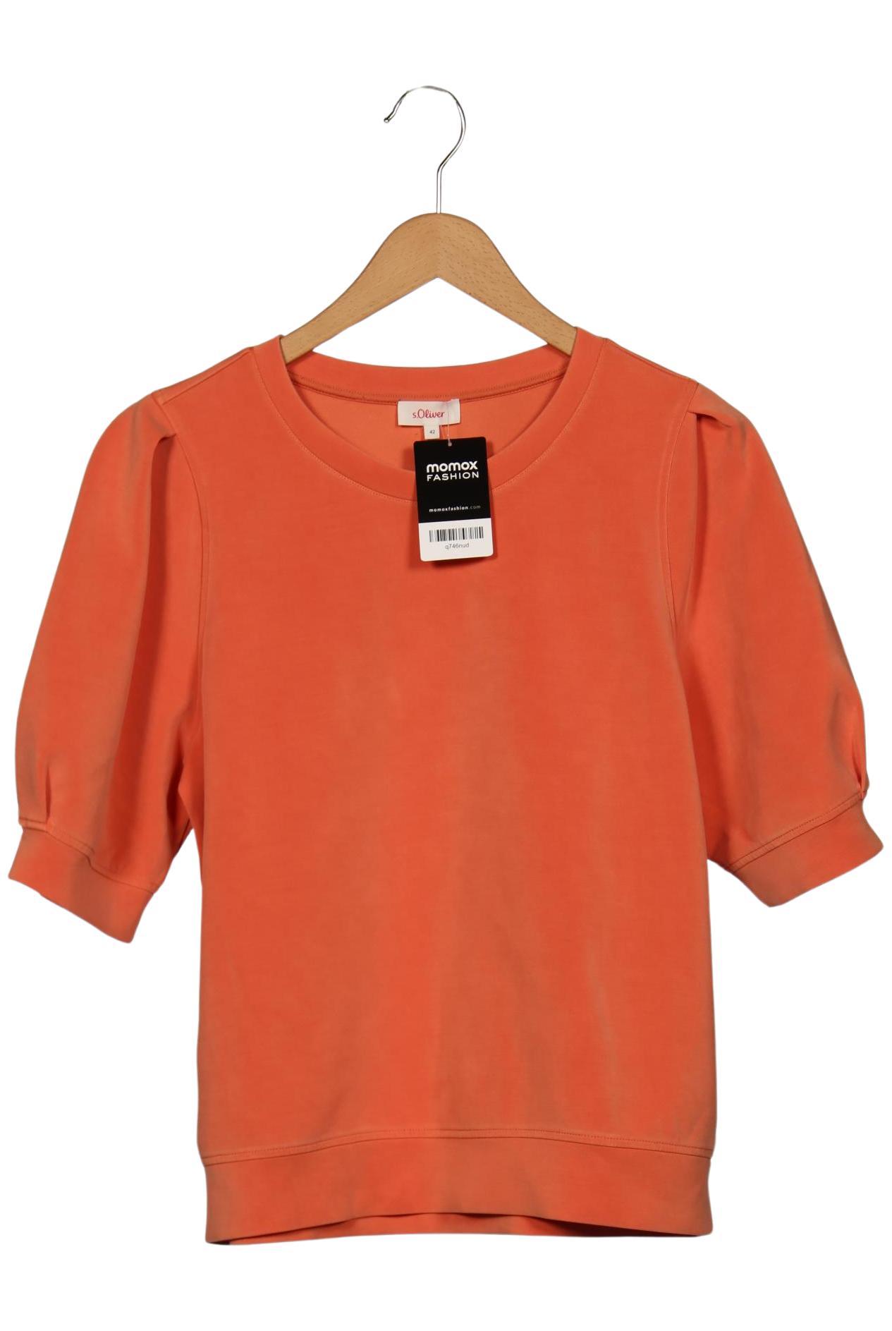 

s.Oliver Damen T-Shirt, orange, Gr. 42