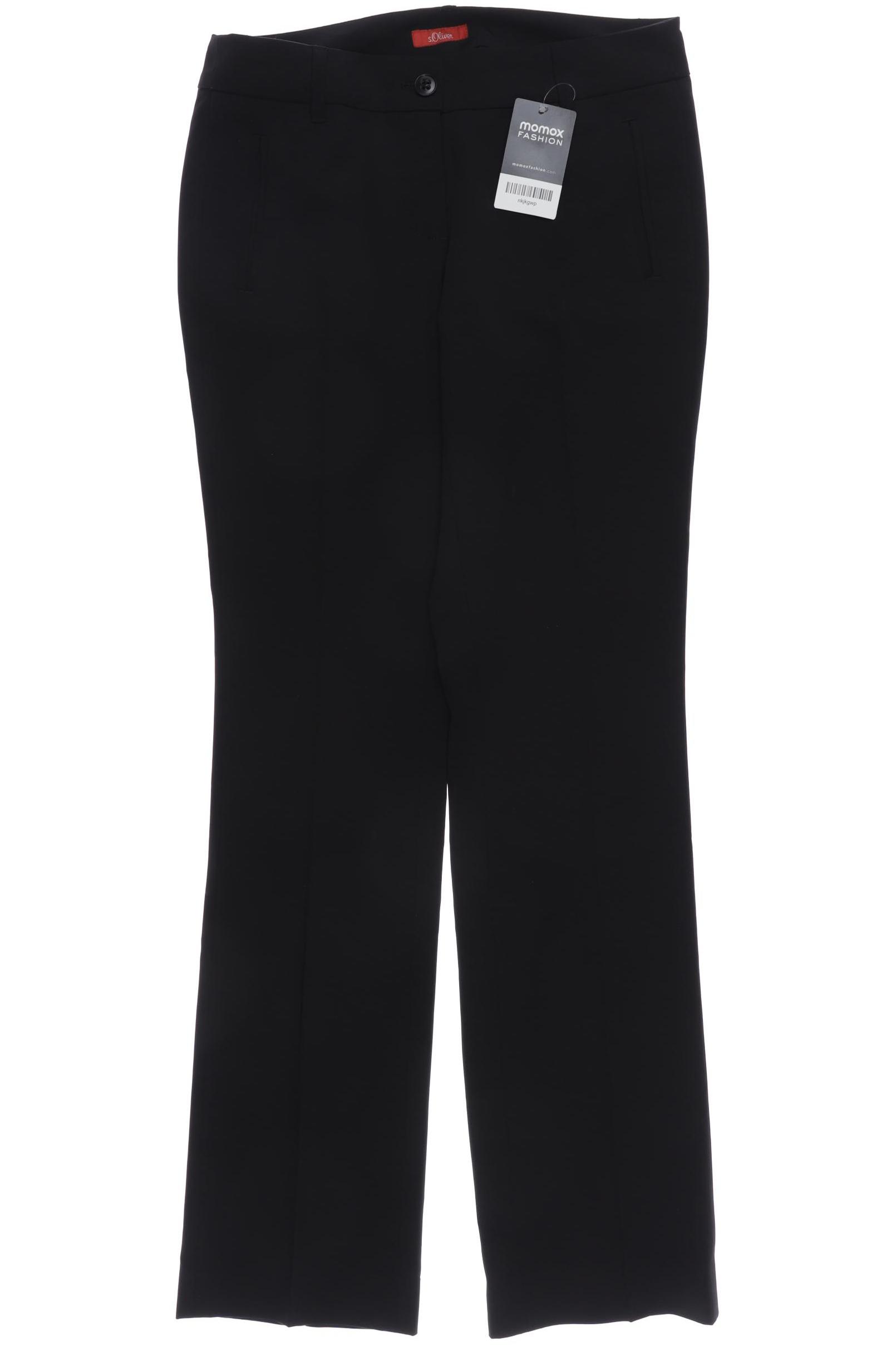 

s.Oliver Damen Stoffhose, schwarz, Gr. 36