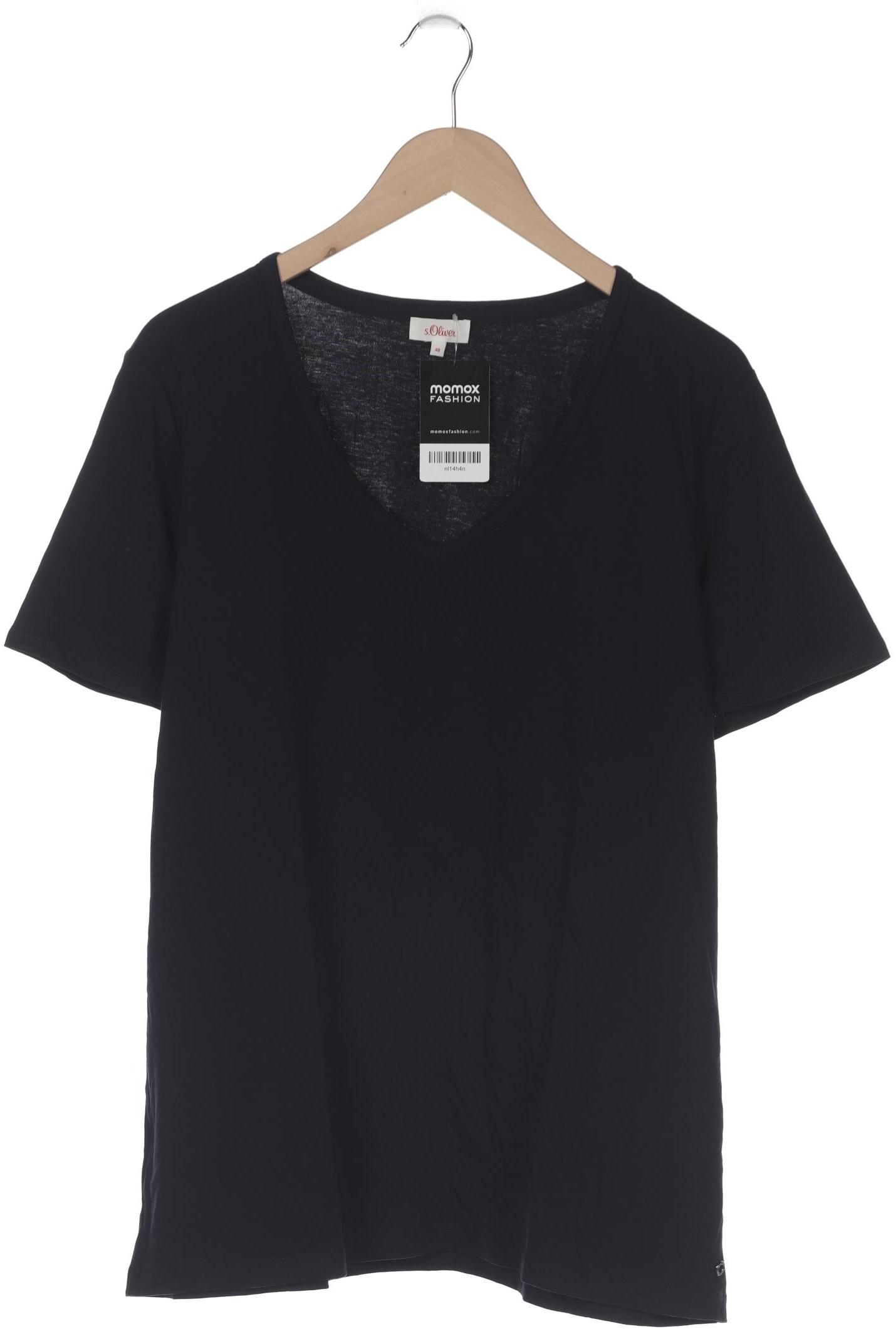

s.Oliver Damen T-Shirt, marineblau, Gr. 48