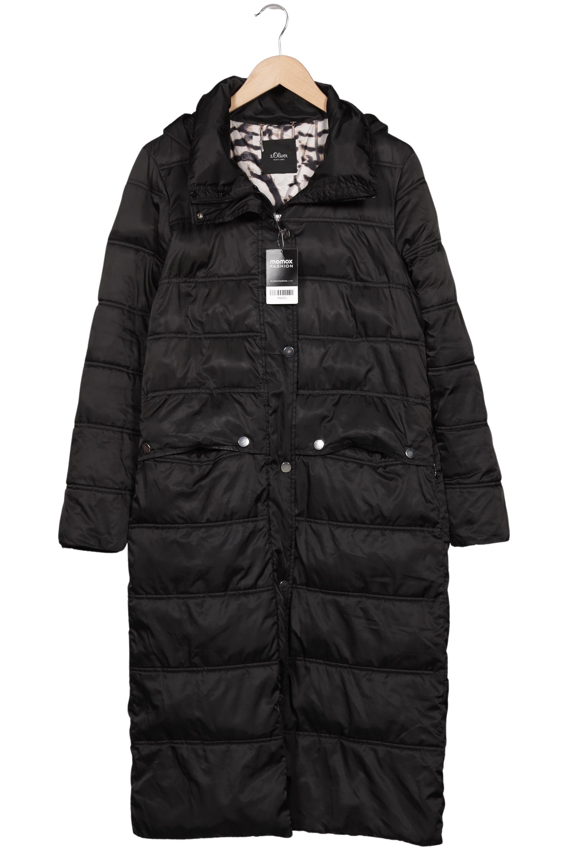 

s.Oliver Damen Mantel, schwarz, Gr. 44
