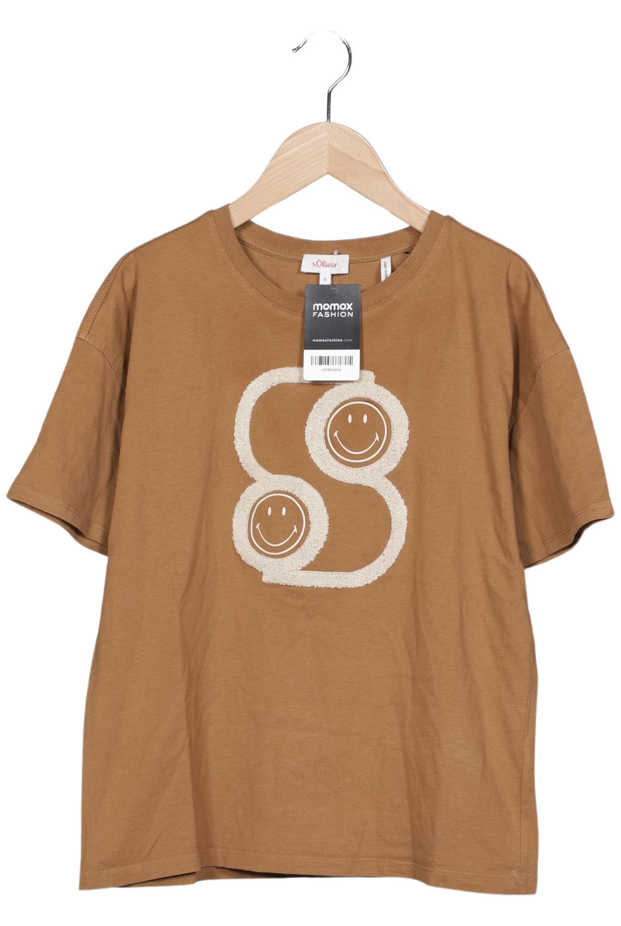 

s.Oliver Damen T-Shirt, braun, Gr. 36