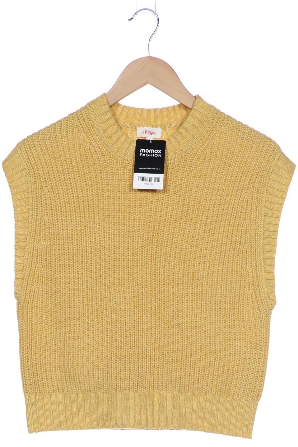 

s.Oliver Damen Pullover, gelb, Gr. 36