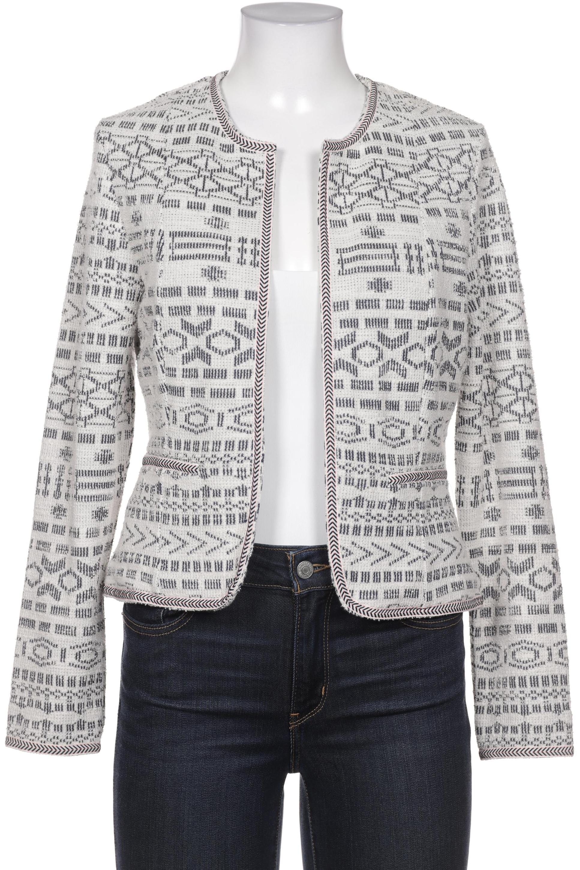 

s.Oliver Damen Strickjacke, weiß, Gr. 38