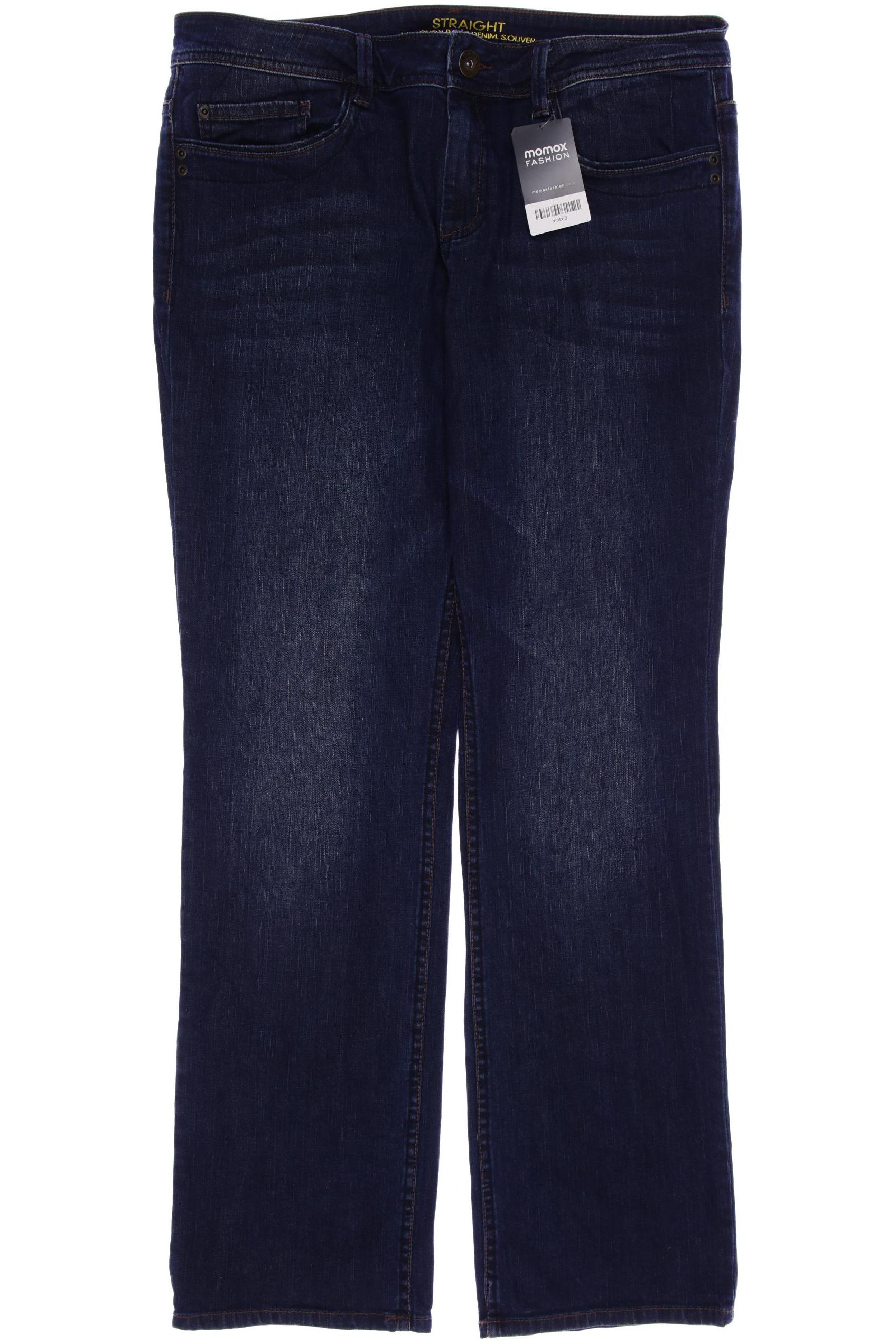 

s.Oliver Damen Jeans, marineblau