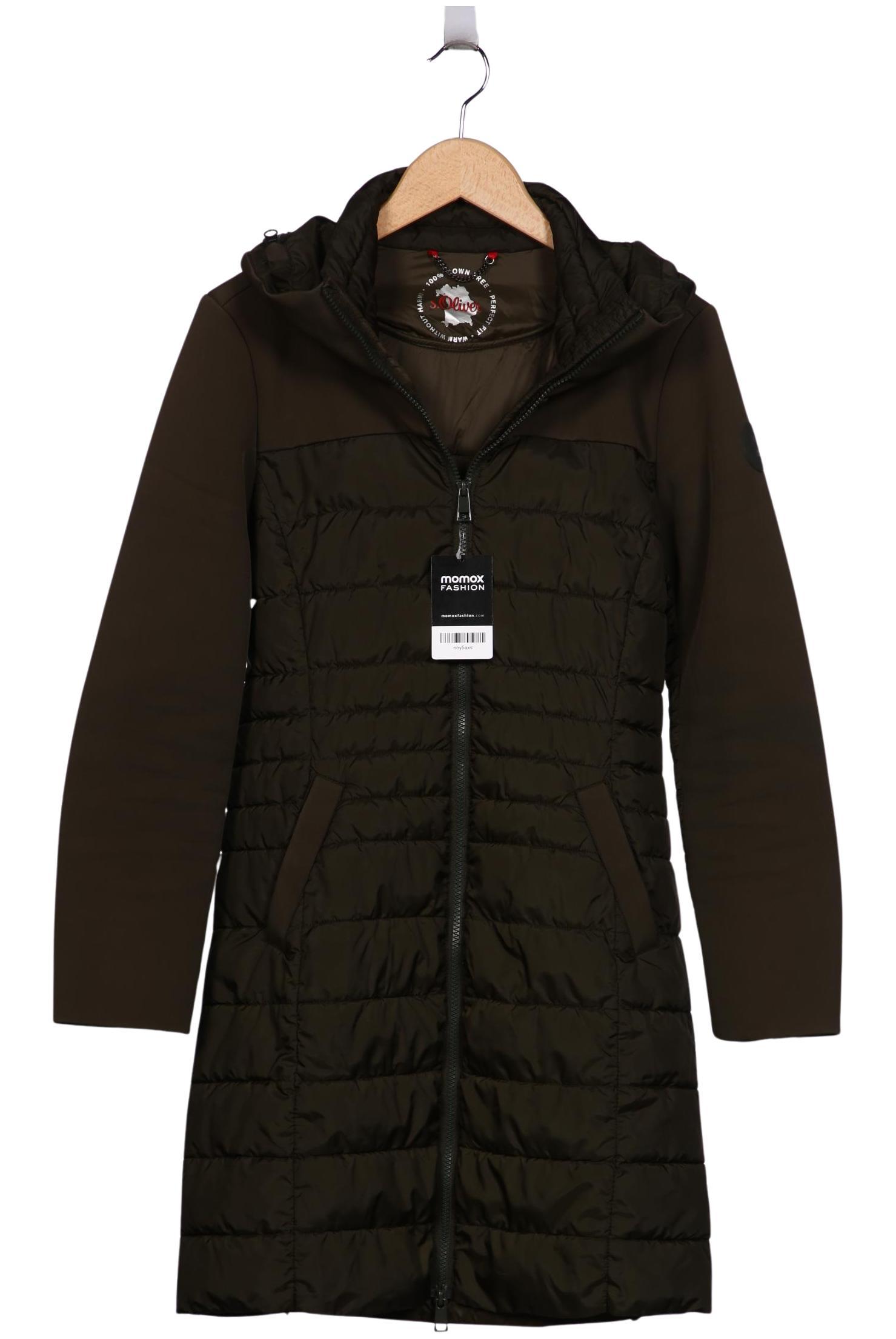 

s.Oliver Damen Mantel, grün, Gr. 36