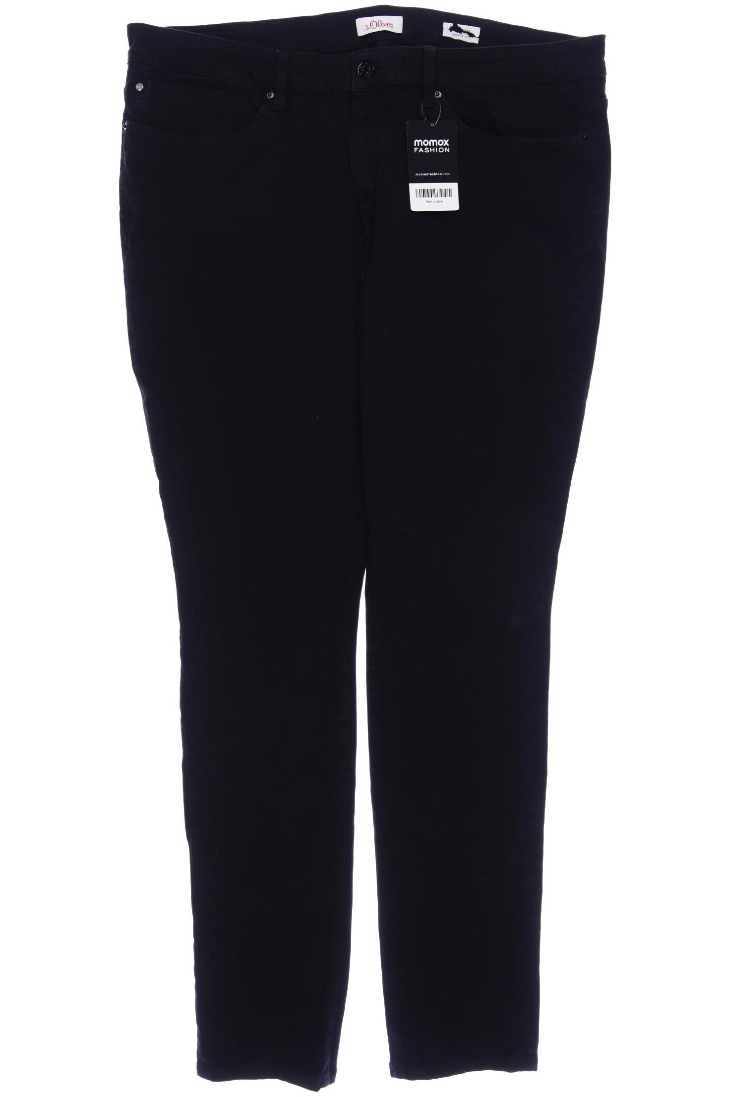 

s.Oliver Damen Jeans, schwarz