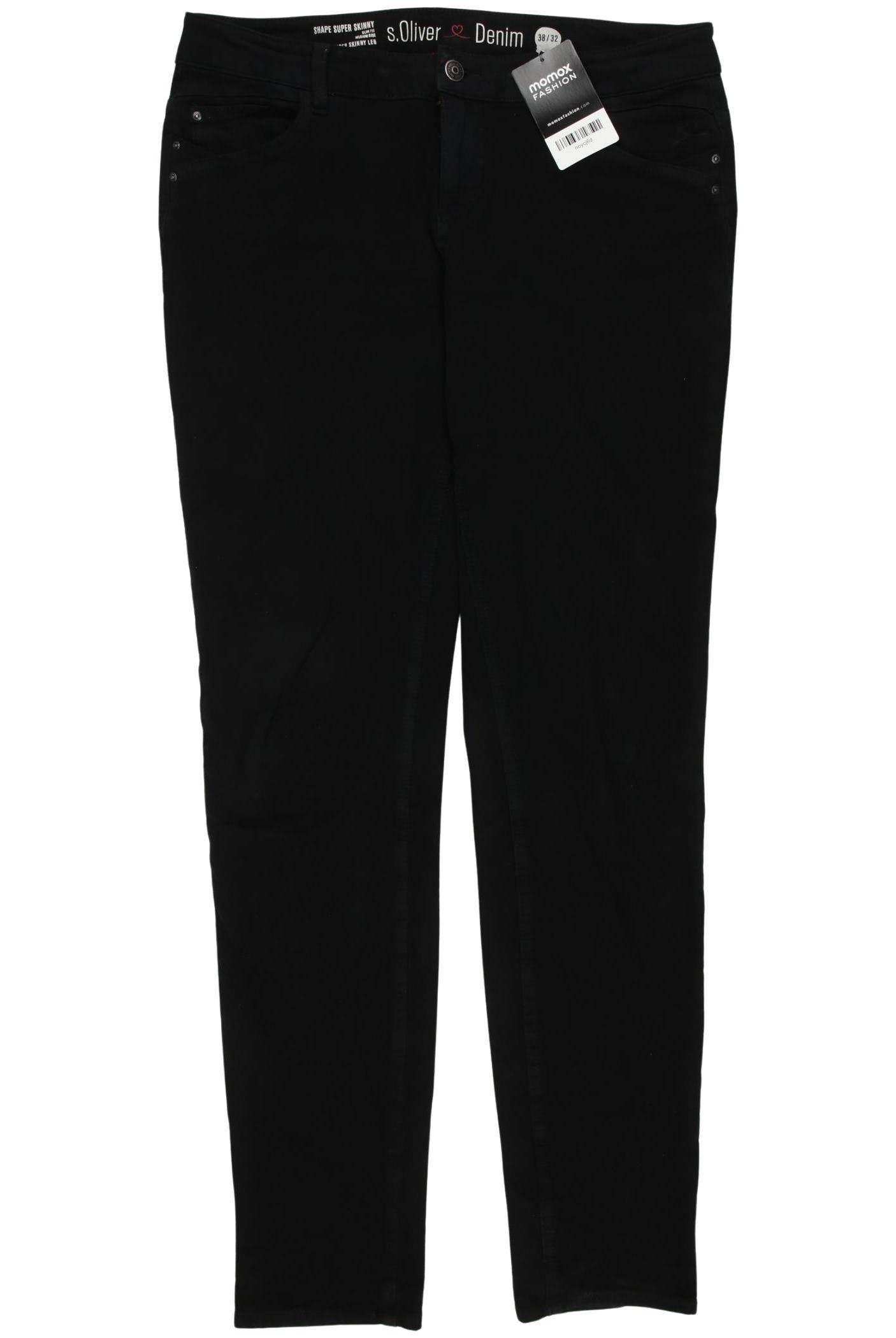 

s.Oliver Damen Jeans, schwarz, Gr. 38