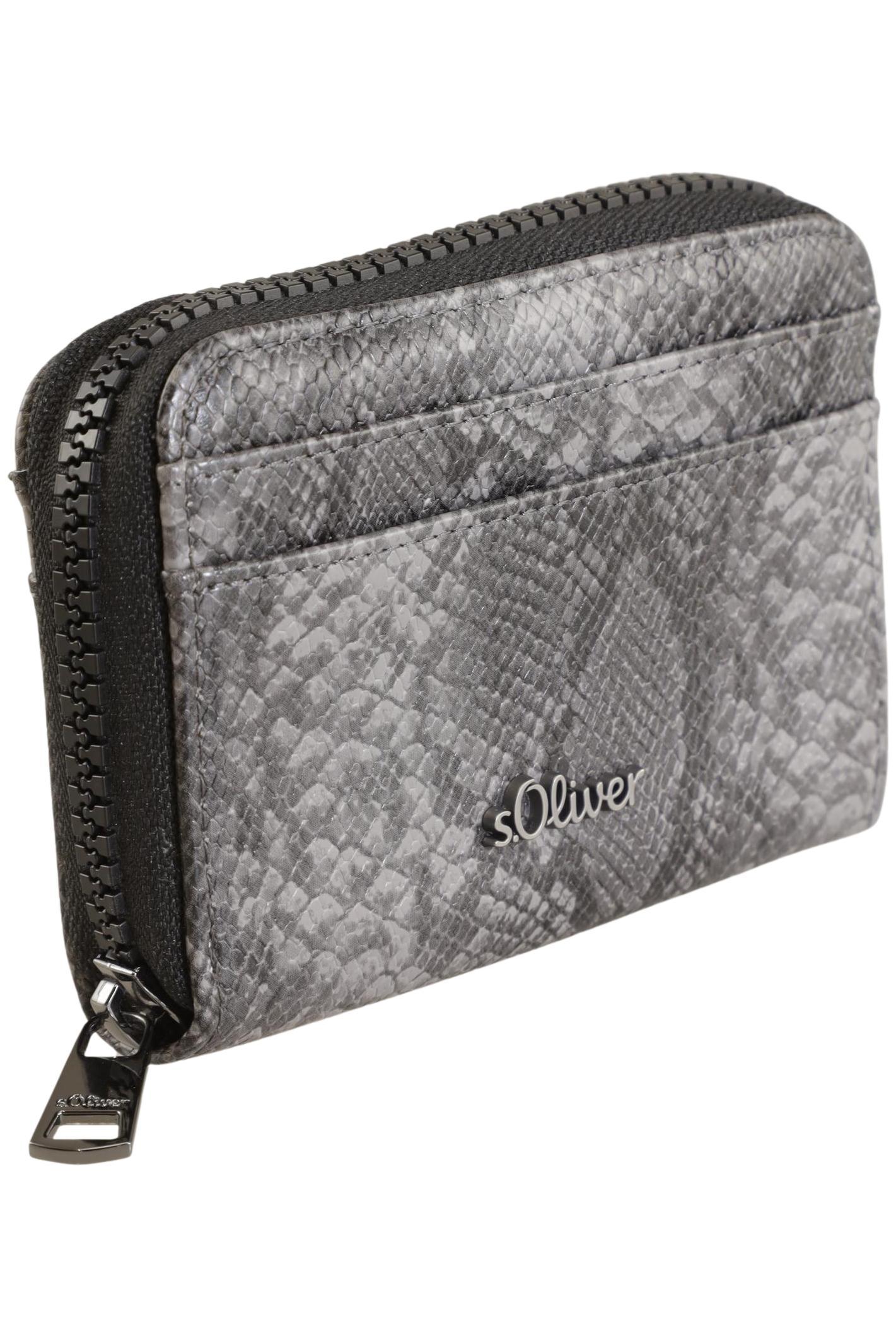 

s.Oliver Damen Portemonnaie, grau, Gr.