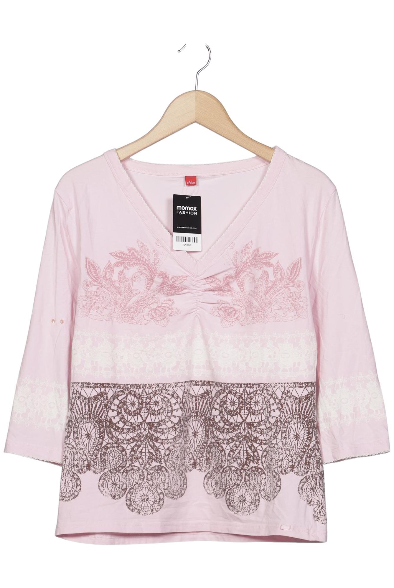 

s.Oliver Damen Langarmshirt, pink, Gr. 44