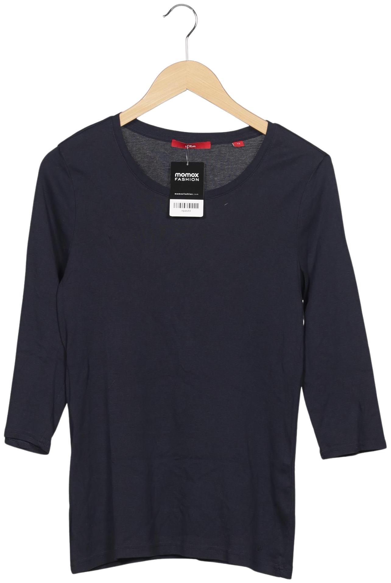 

s.Oliver Damen Langarmshirt, marineblau, Gr. 42