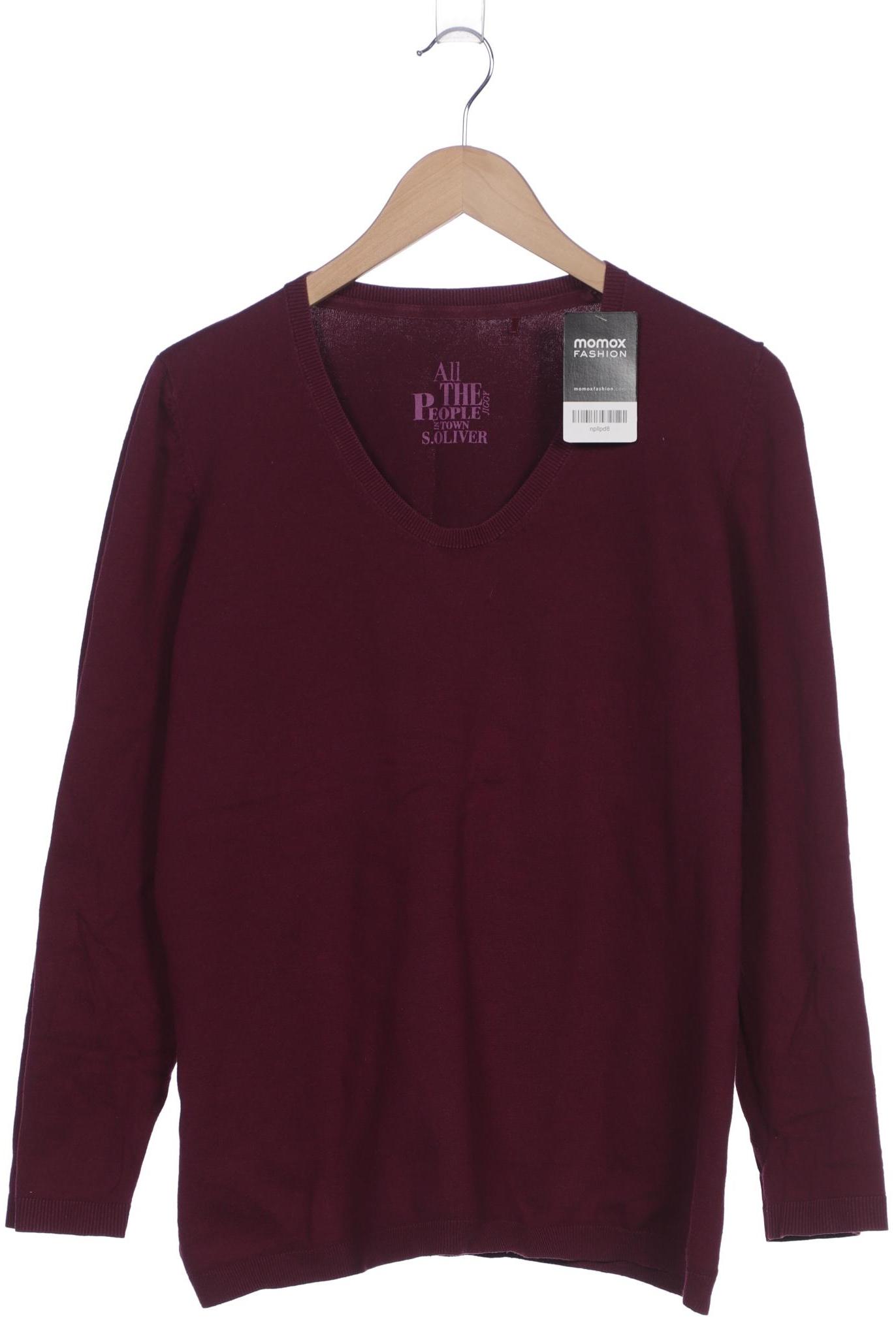 

s.Oliver Damen Pullover, bordeaux, Gr. 44