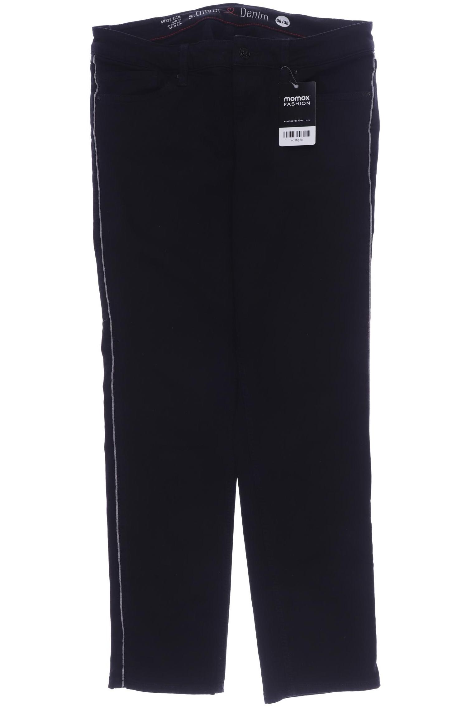 

s.Oliver Damen Jeans, schwarz