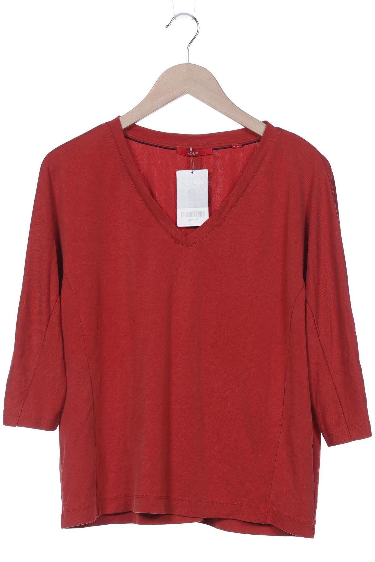 

s.Oliver Damen Langarmshirt, rot, Gr. 42