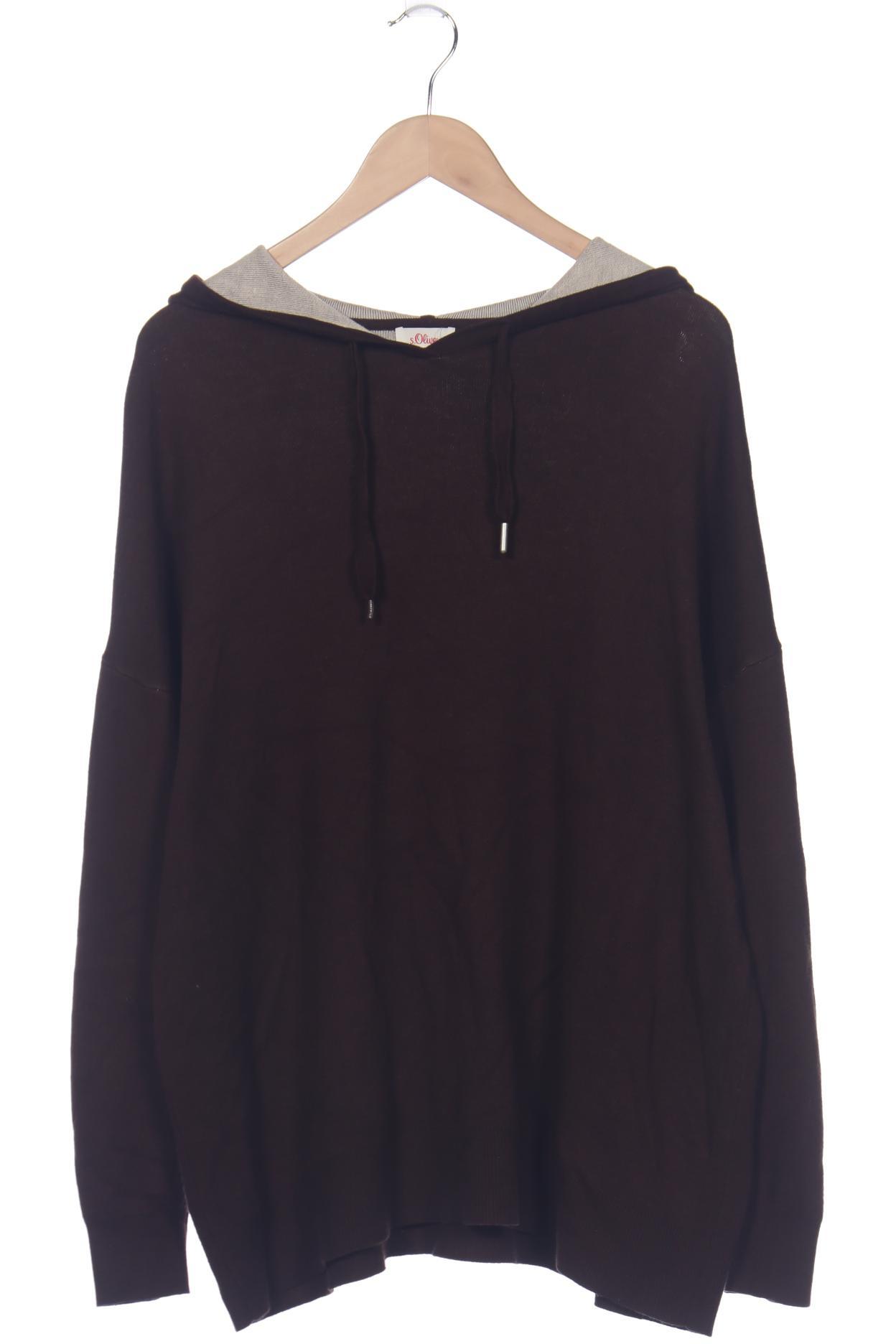 

s.Oliver Damen Kapuzenpullover, braun, Gr. 48