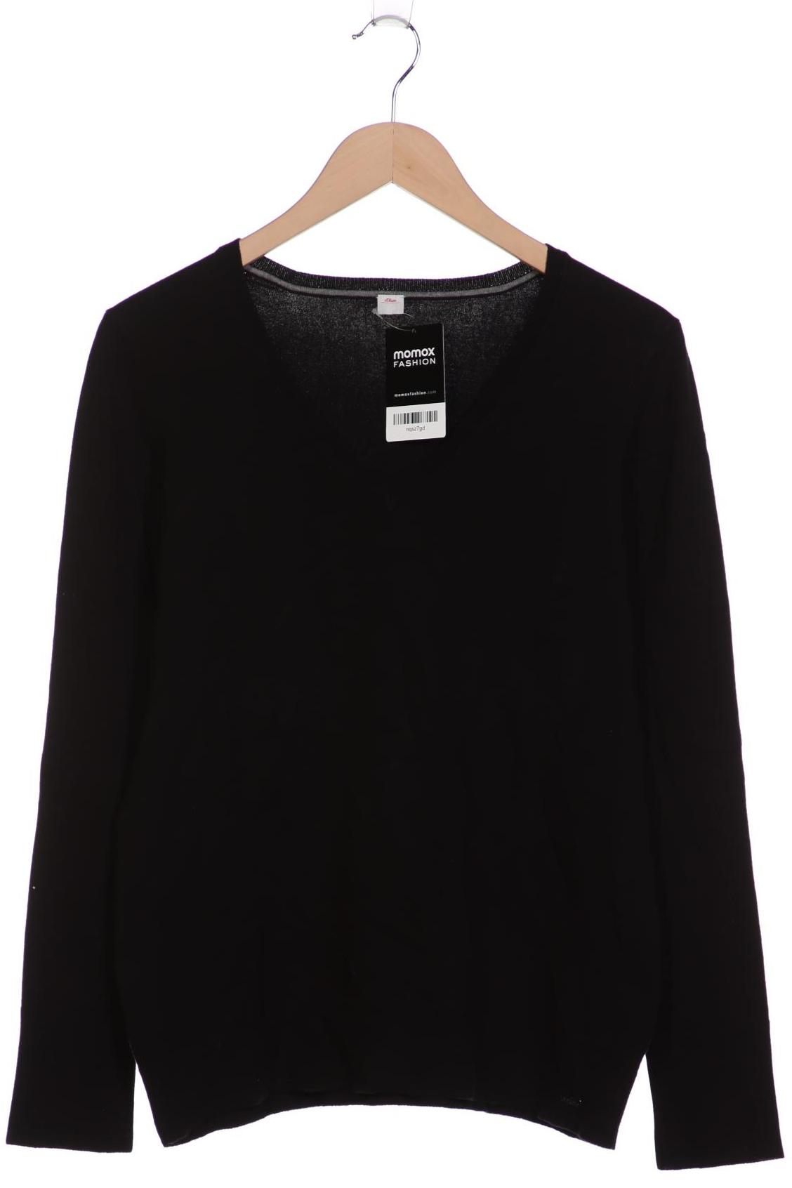 

s.Oliver Damen Pullover, schwarz, Gr. 42