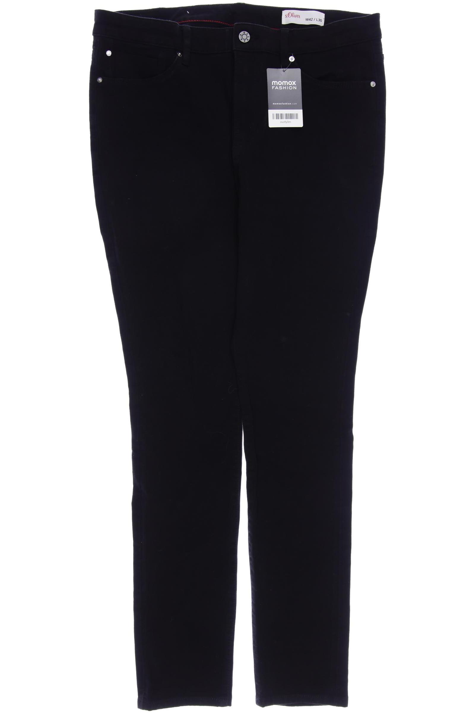 

s.Oliver Damen Jeans, schwarz