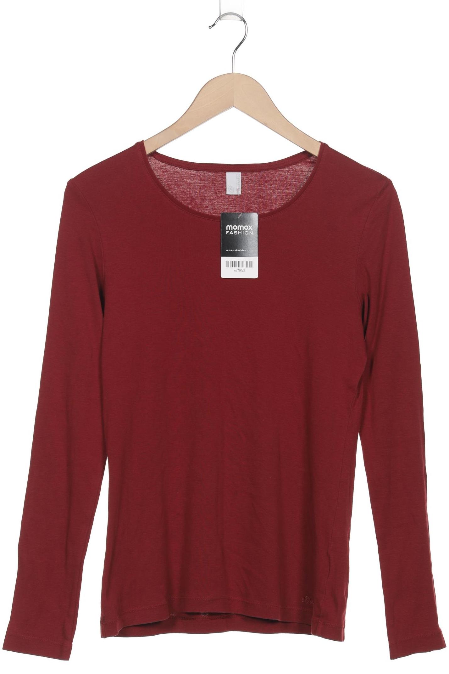 

s.Oliver Damen Langarmshirt, bordeaux, Gr. 40