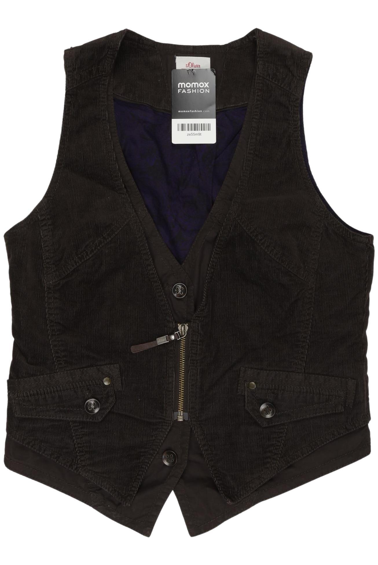 

s.Oliver Damen Weste, braun, Gr. 38