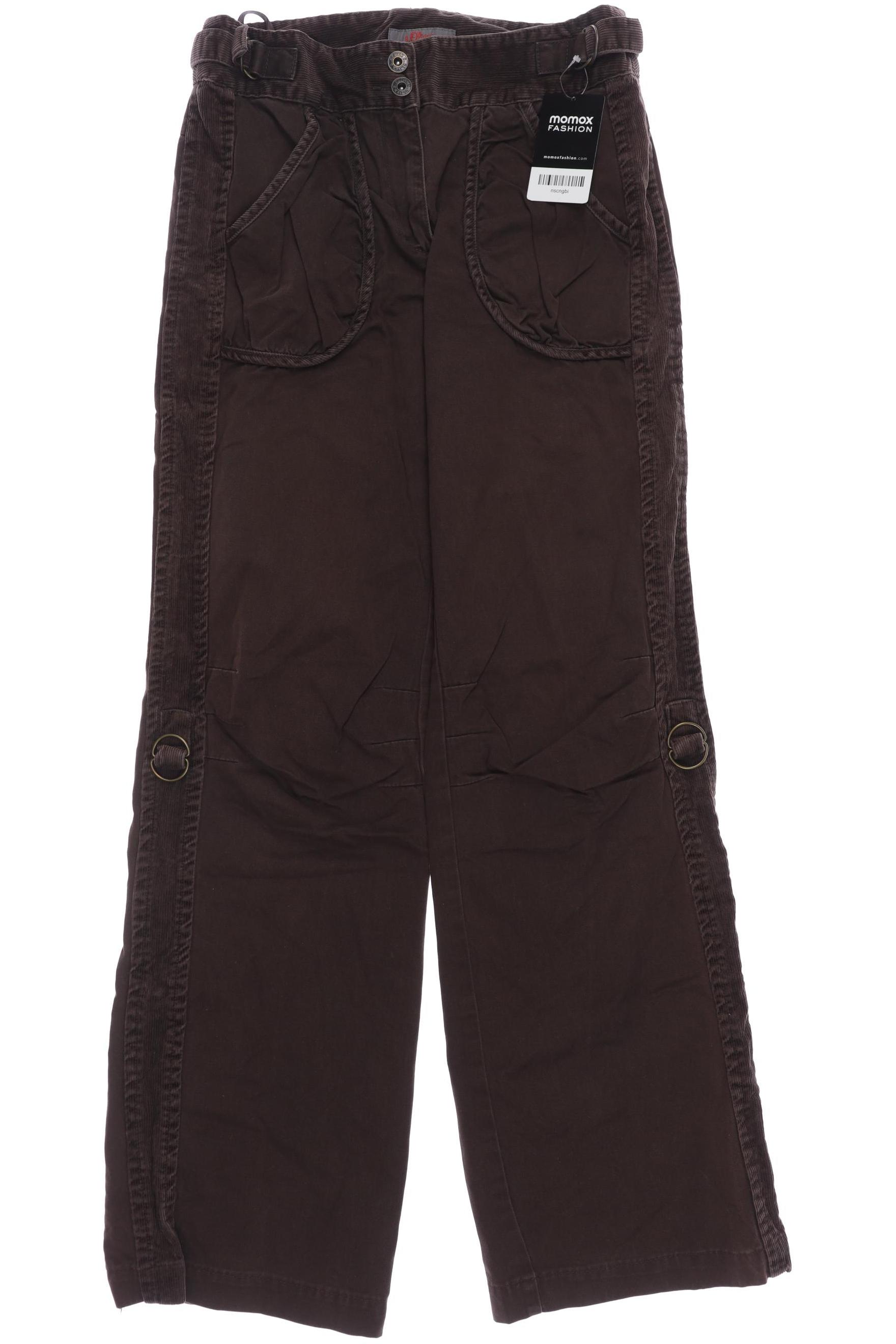 

s.Oliver Damen Stoffhose, braun, Gr. 36