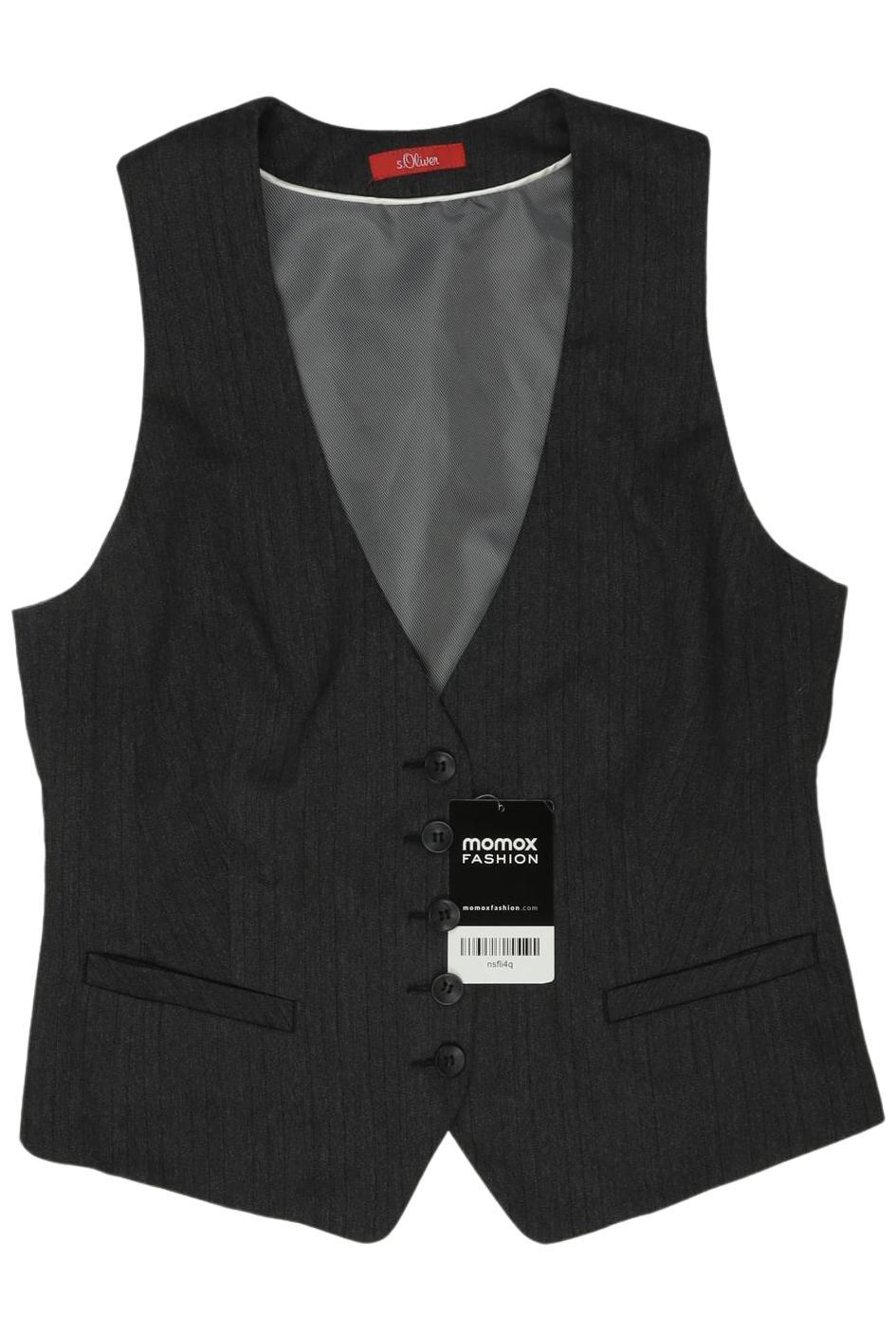 

s.Oliver Damen Weste, grau, Gr. 36