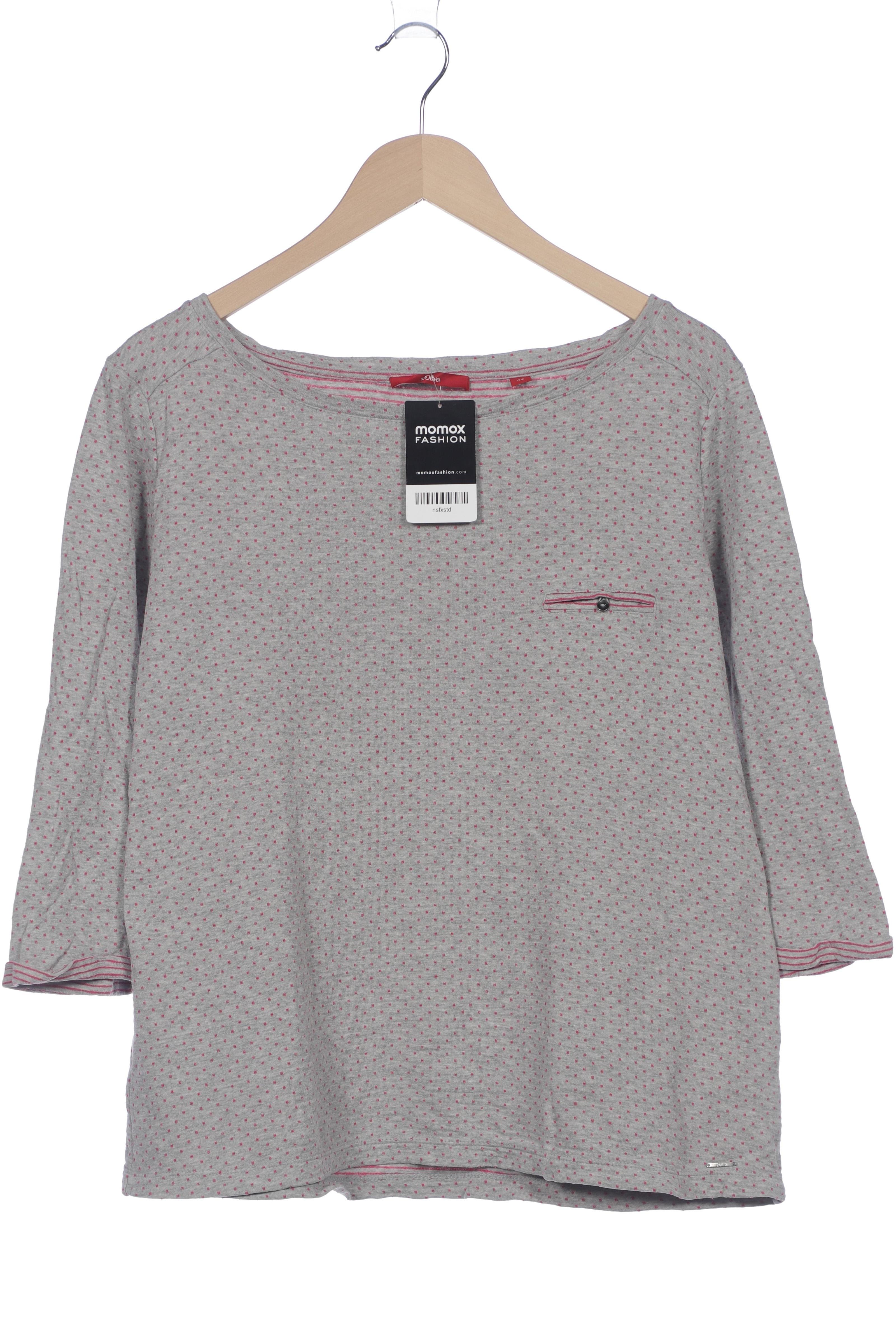 

s.Oliver Damen Langarmshirt, grau, Gr. 40