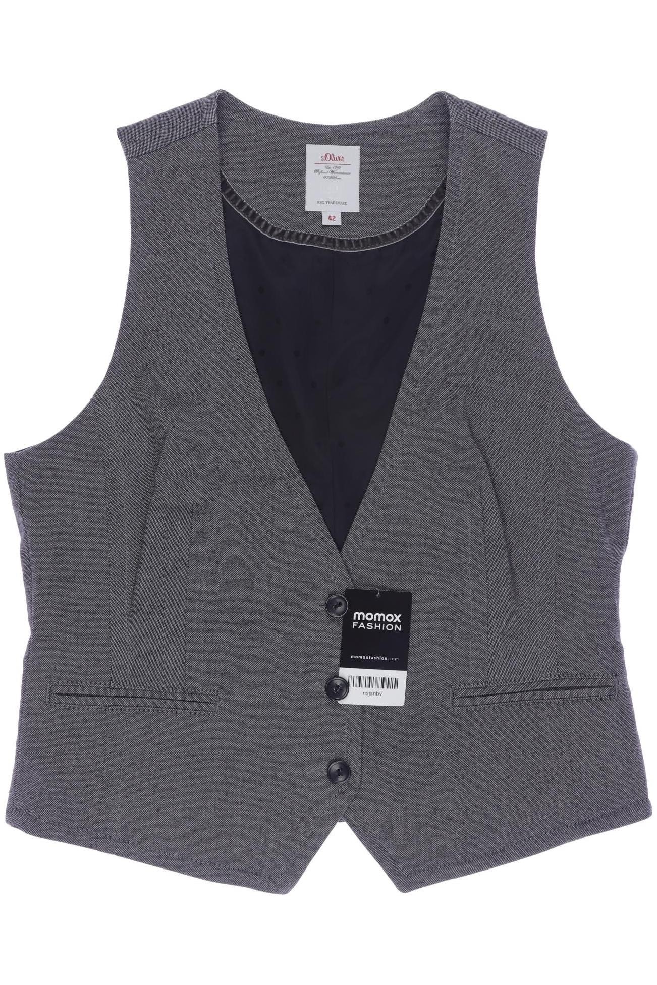 

s.Oliver Damen Weste, grau, Gr. 42