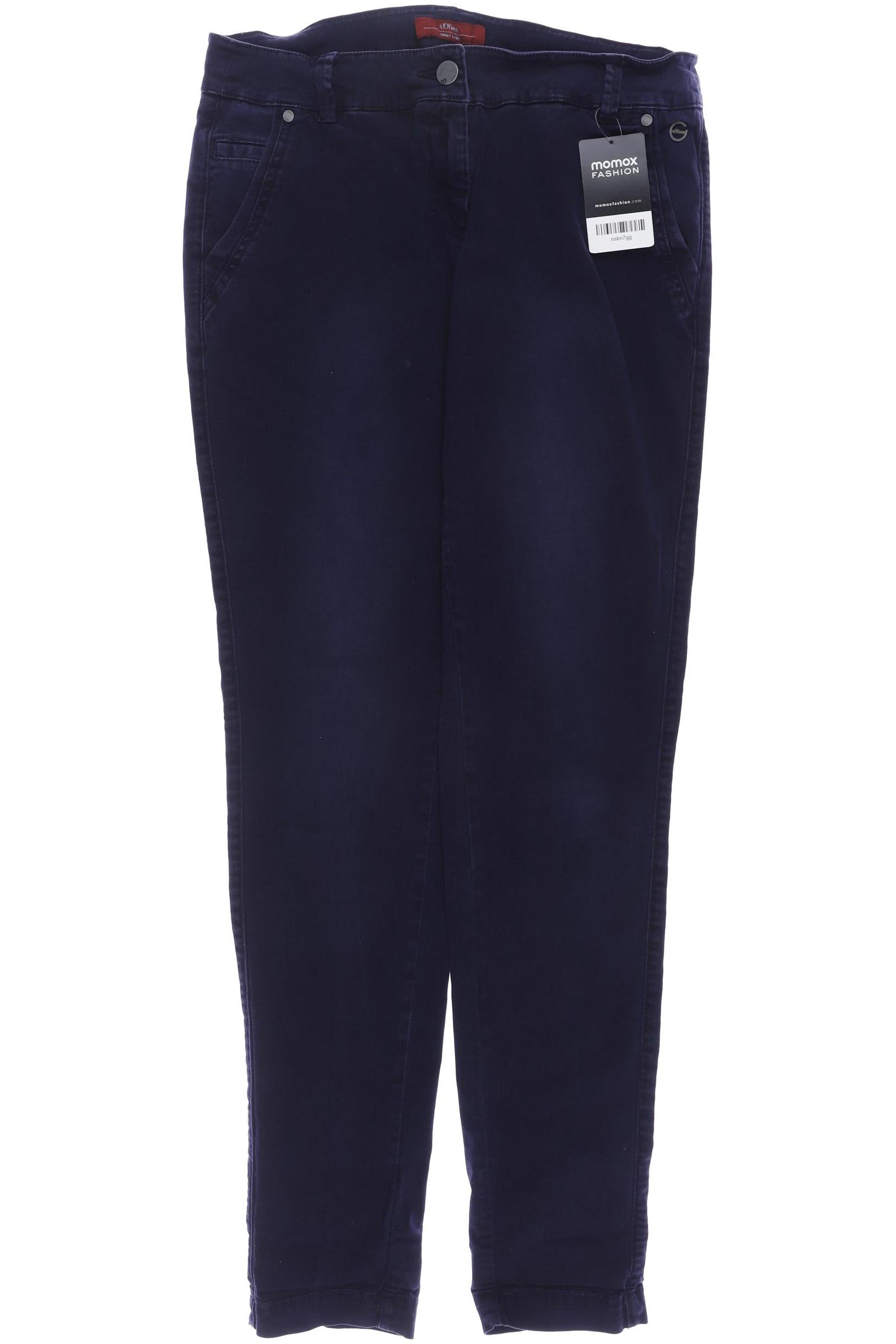 

s.Oliver Damen Stoffhose, marineblau