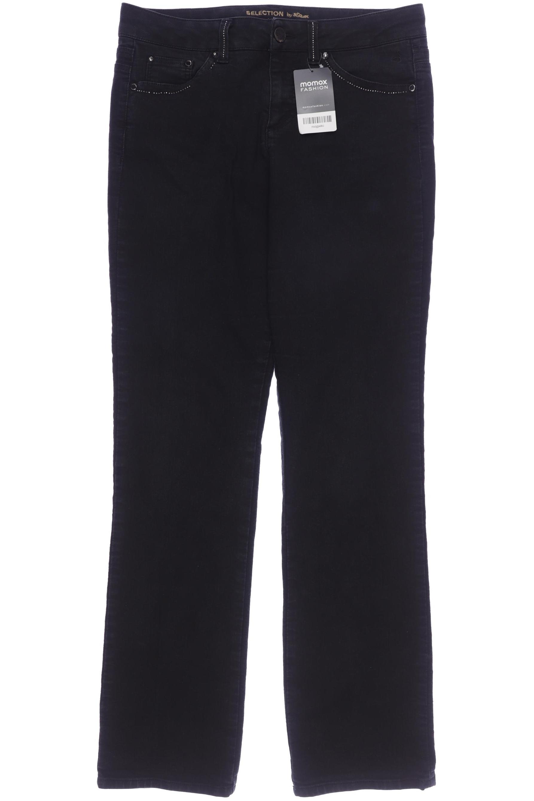 

s.Oliver Damen Jeans, schwarz, Gr. 38