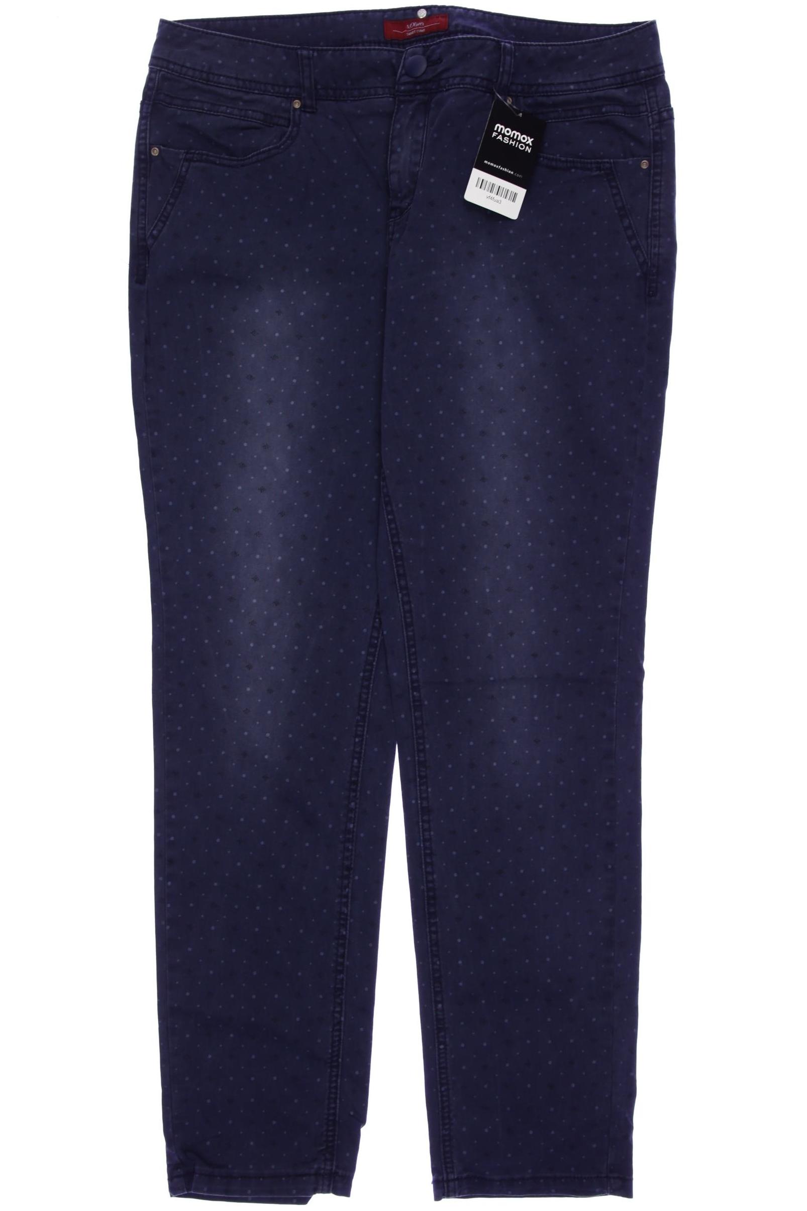 

s.Oliver Damen Stoffhose, marineblau, Gr. 40