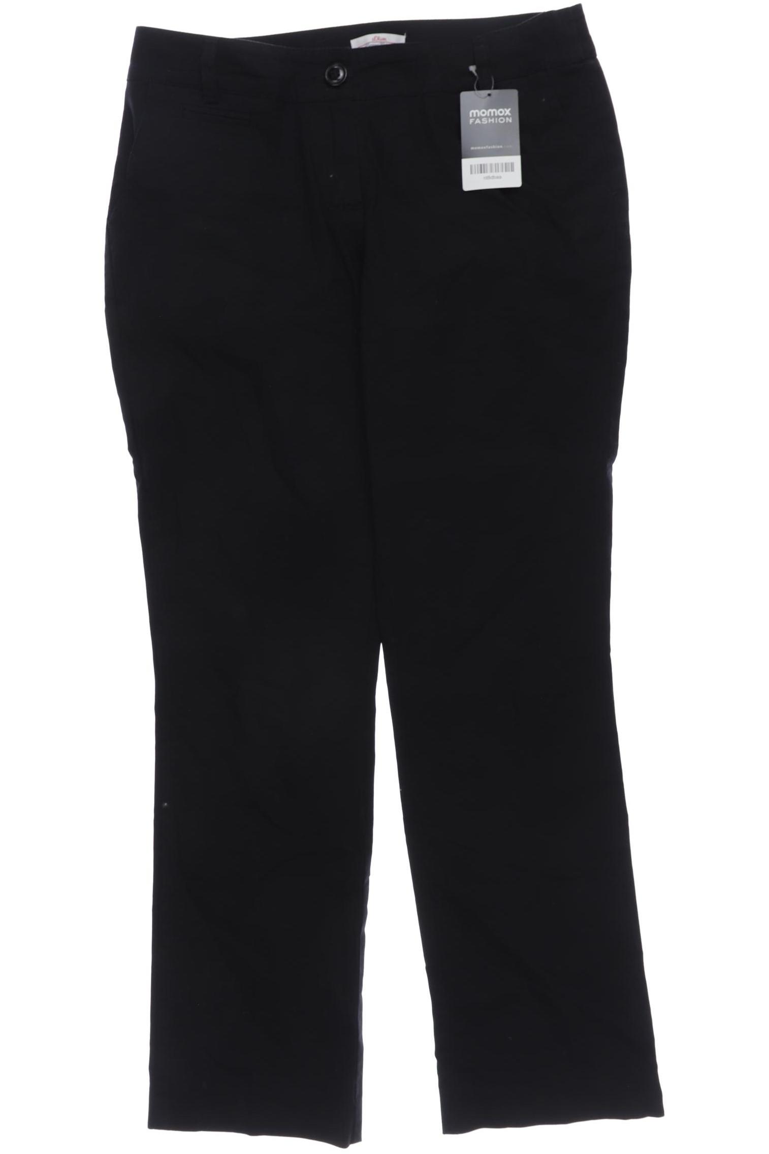 

s.Oliver Damen Stoffhose, schwarz, Gr. 38