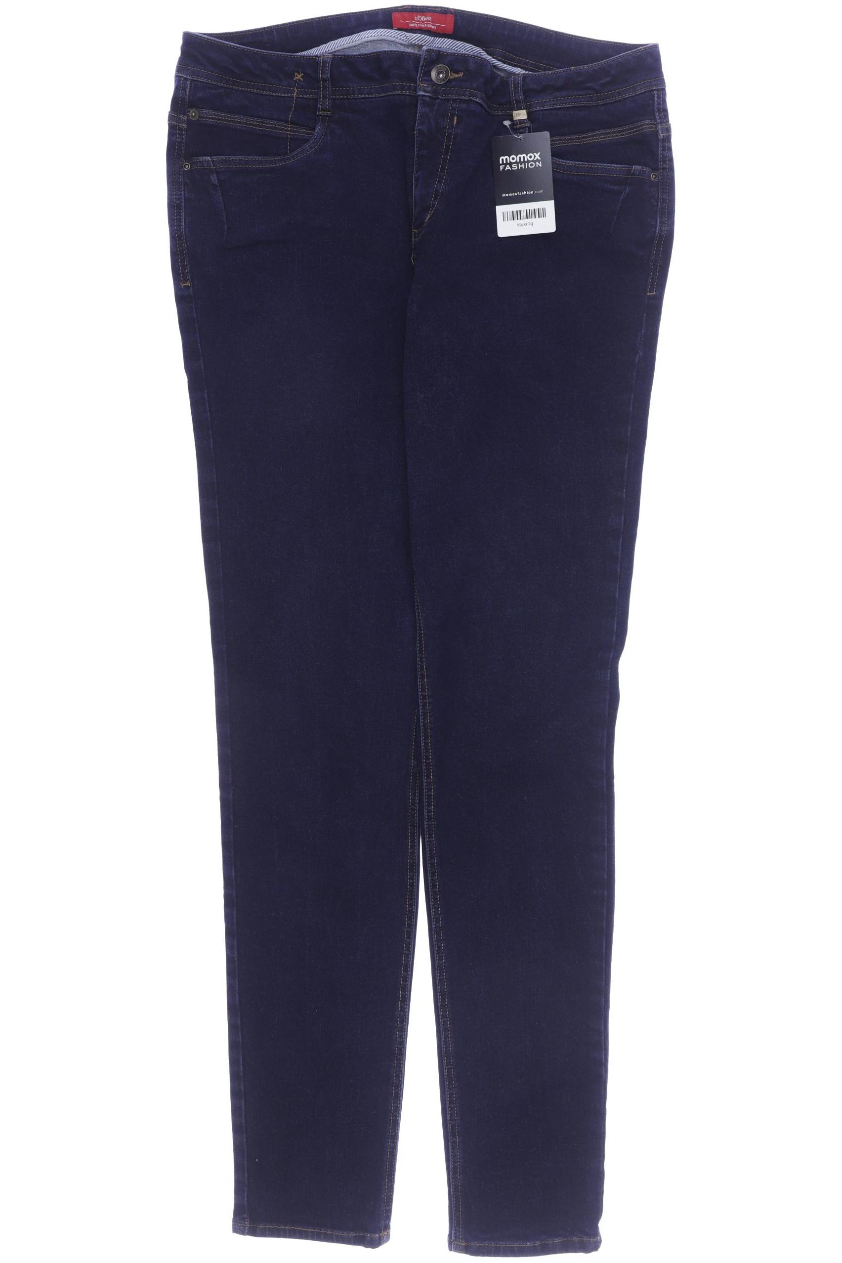 

s.Oliver Damen Jeans, marineblau