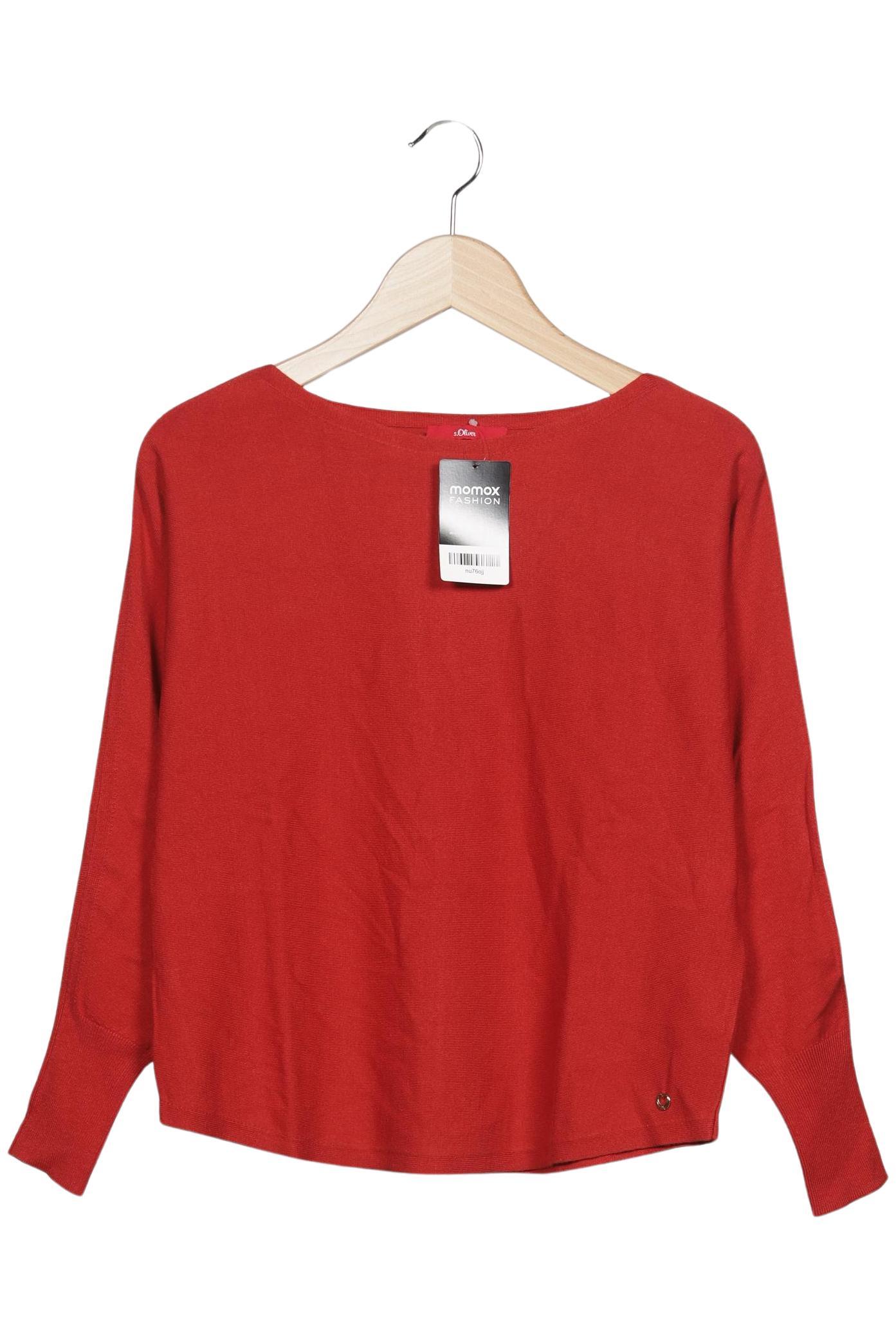 

s.Oliver Damen Pullover, rot, Gr. 34