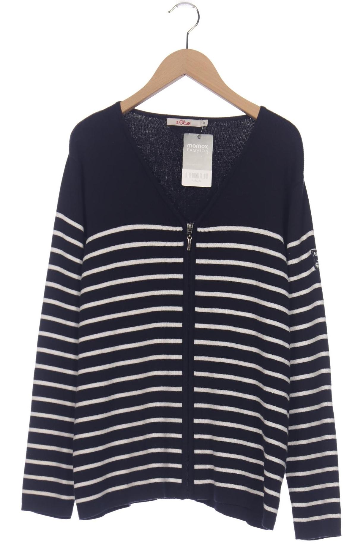 

s.Oliver Damen Strickjacke, marineblau, Gr. 38