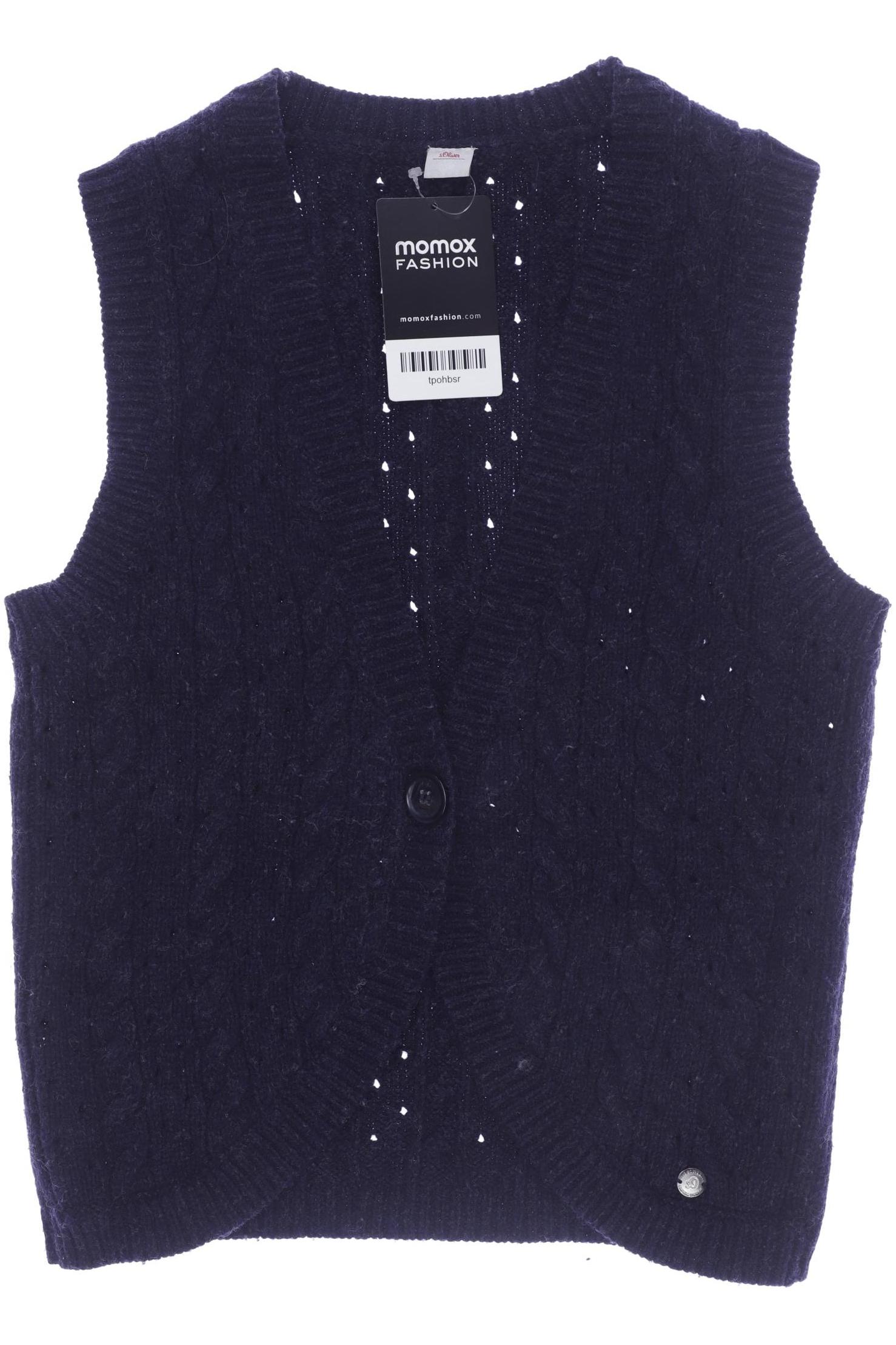 

s.Oliver Damen Weste, marineblau, Gr. 36