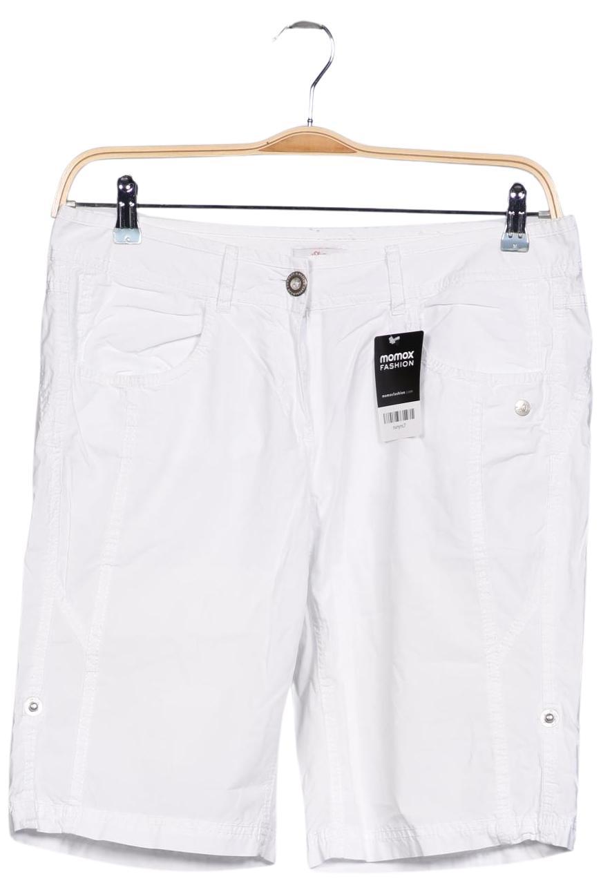 

s.Oliver Damen Shorts, weiß, Gr. 38