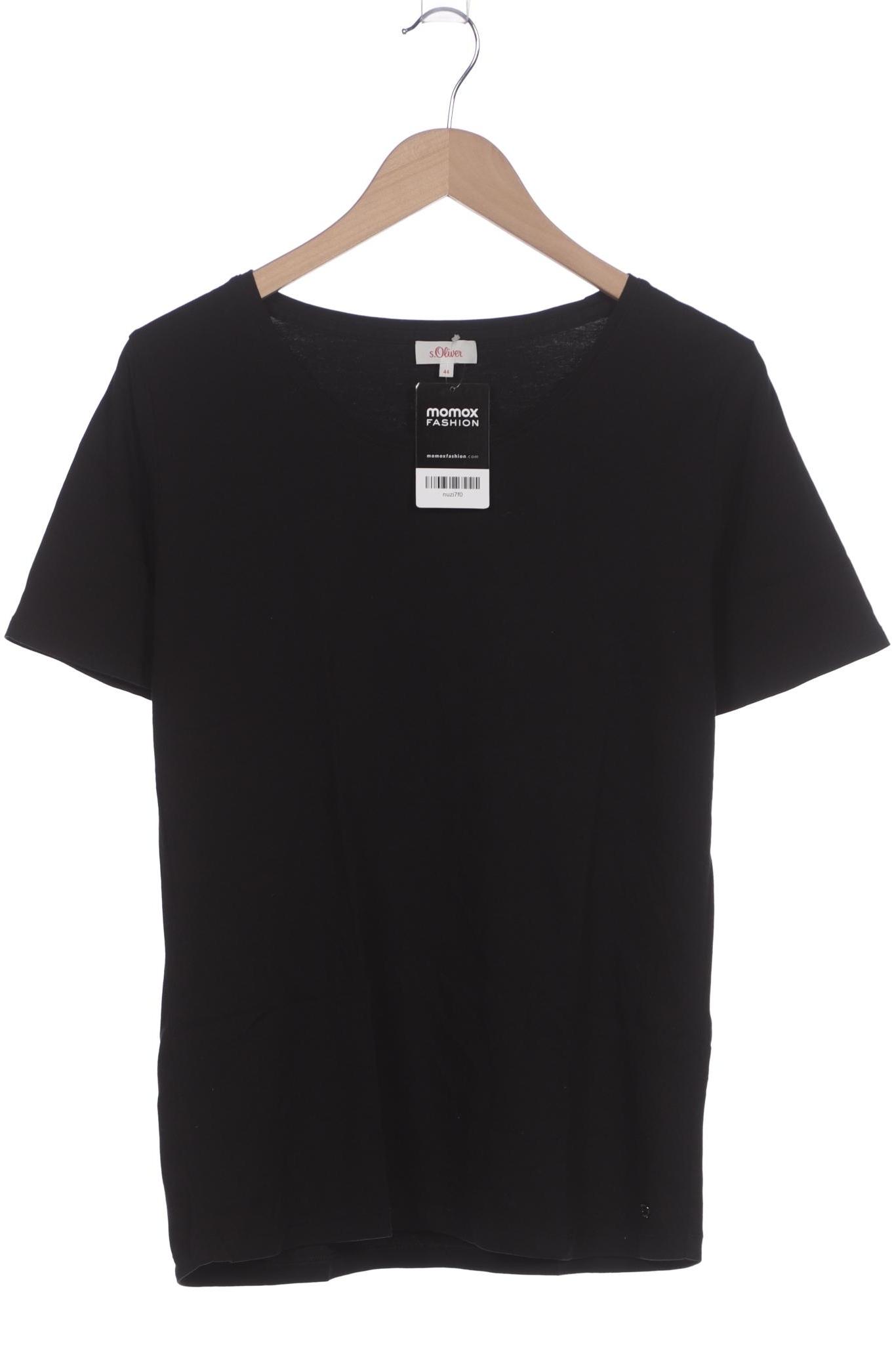 

s.Oliver Damen T-Shirt, schwarz, Gr. 44