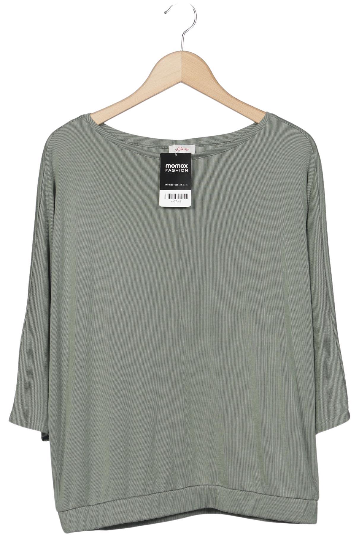 

s.Oliver Damen Langarmshirt, grün, Gr. 40