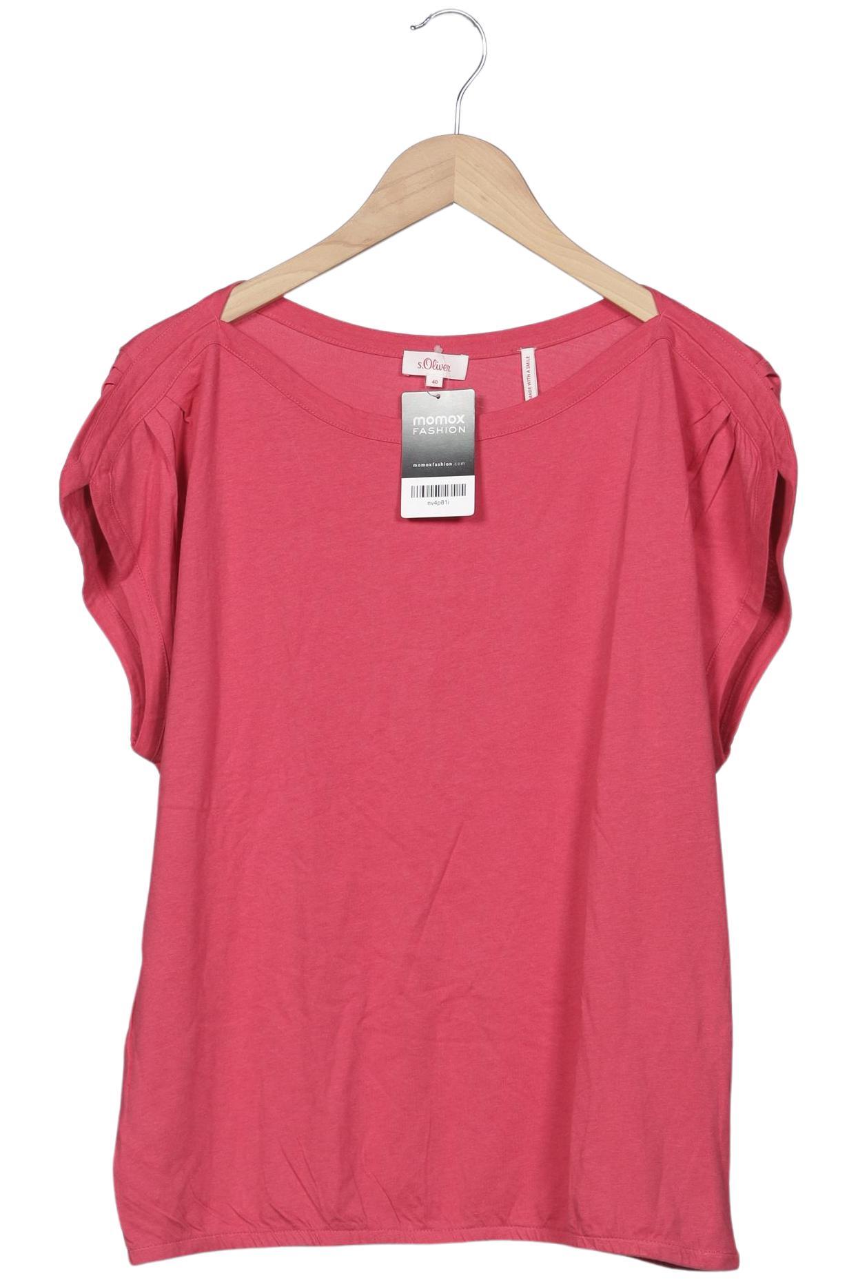 

s.Oliver Damen T-Shirt, pink, Gr. 40