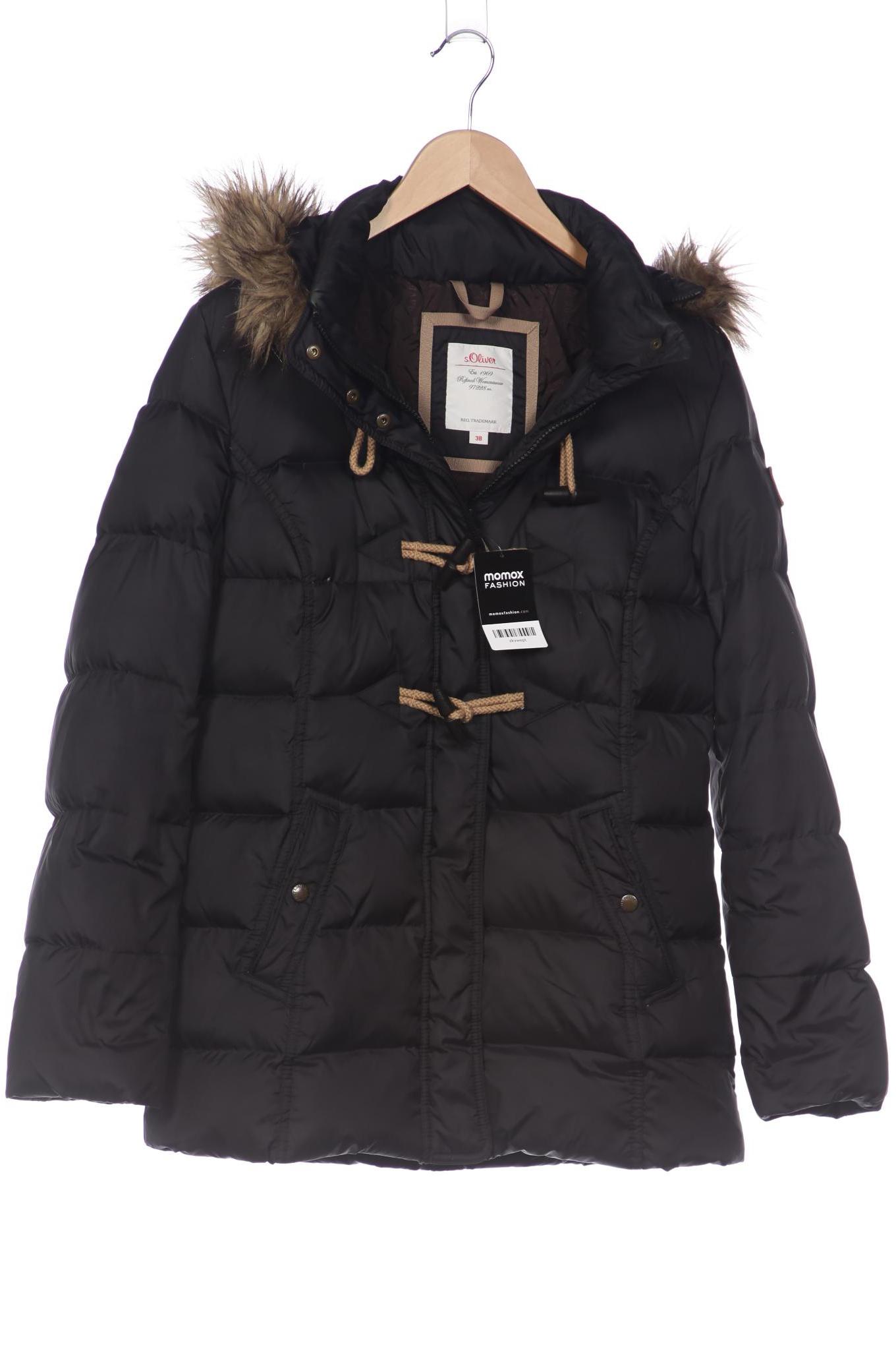 

s.Oliver Damen Jacke, schwarz, Gr. 38